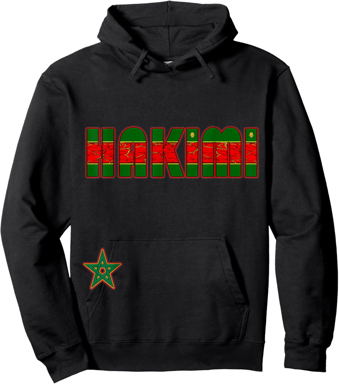 Casablanca Morocco HAKIMI Hoodie - Hoodie | Black