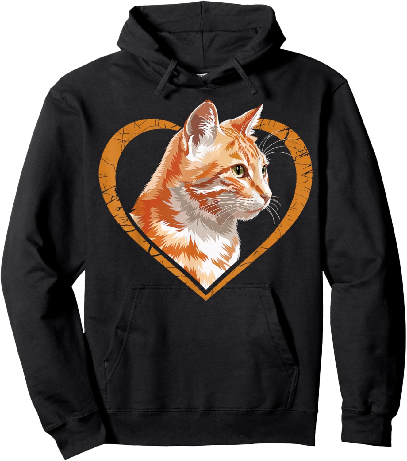 Orange Tabby Cat Orange Cat Hoodie - Hoodie | Black