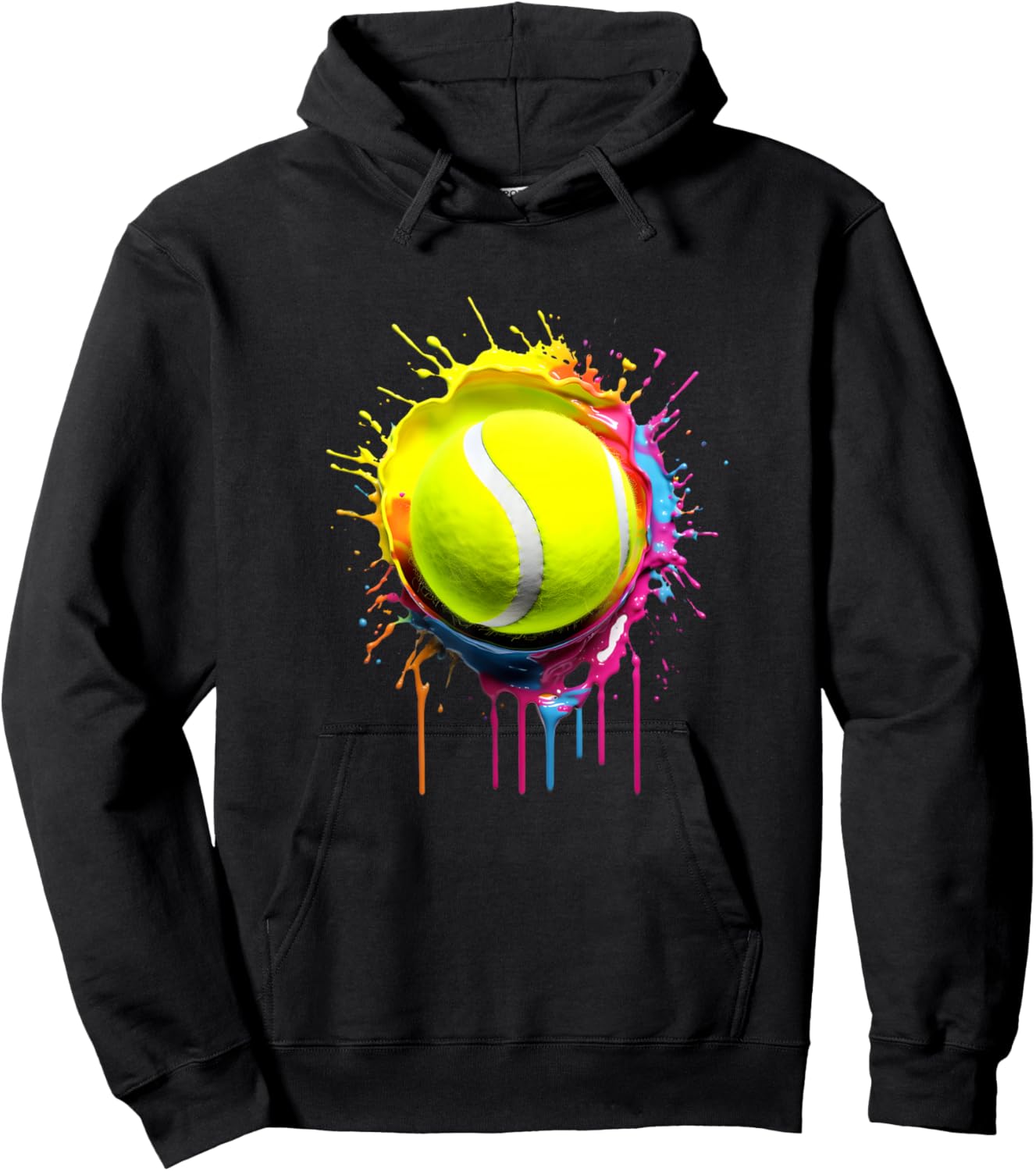 Best Tennis Team Player Tennis Playing Fan Love Hoodie - Hoodie | Black