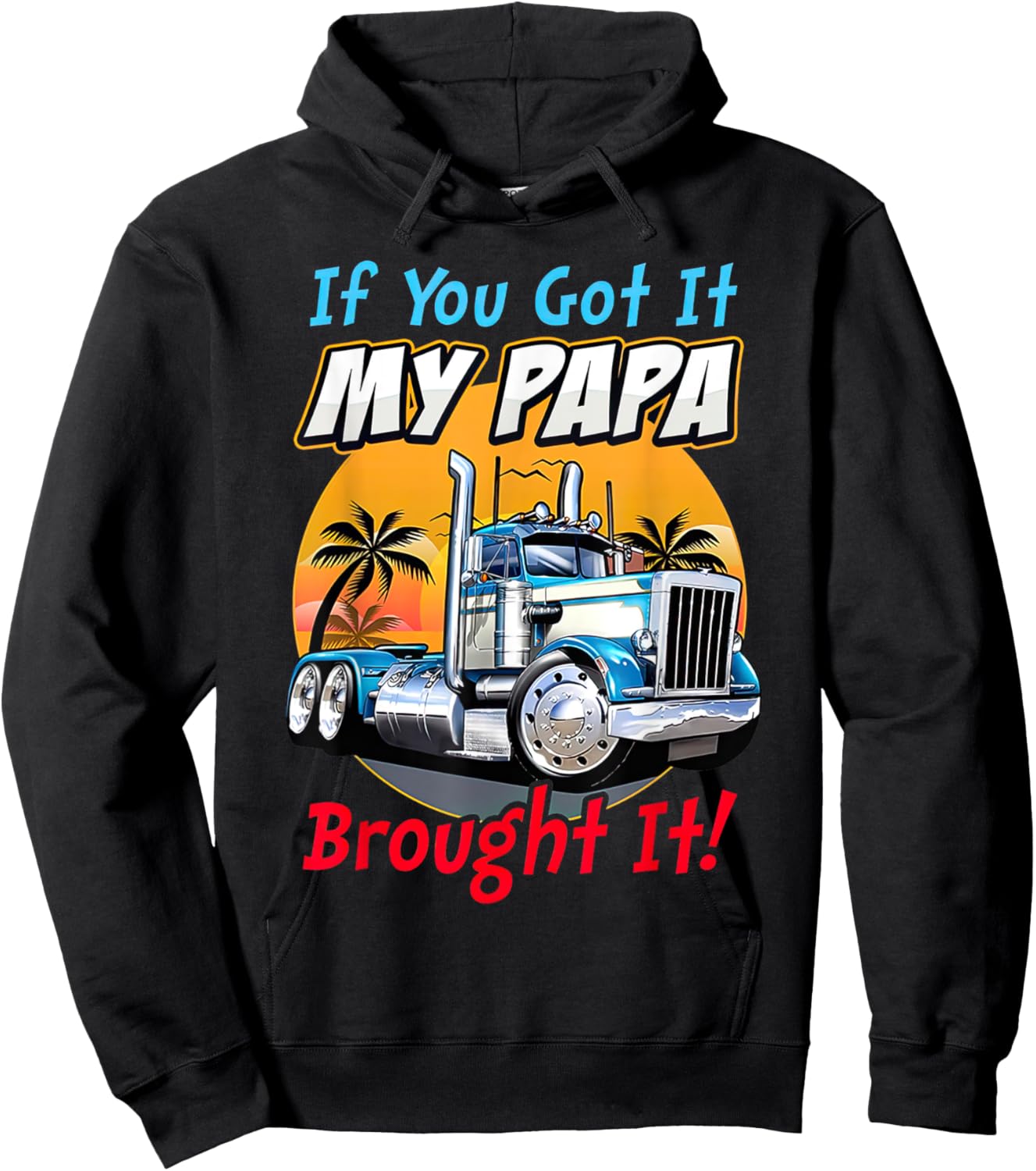 Truck's Son Daughter Hoodie - Hoodie | Black