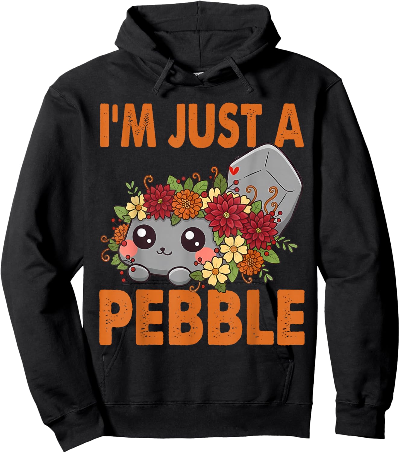 I'm Just A Pebble Funny Pebble Cute Dog Men Women Kids Hoodie - Hoodie | Black