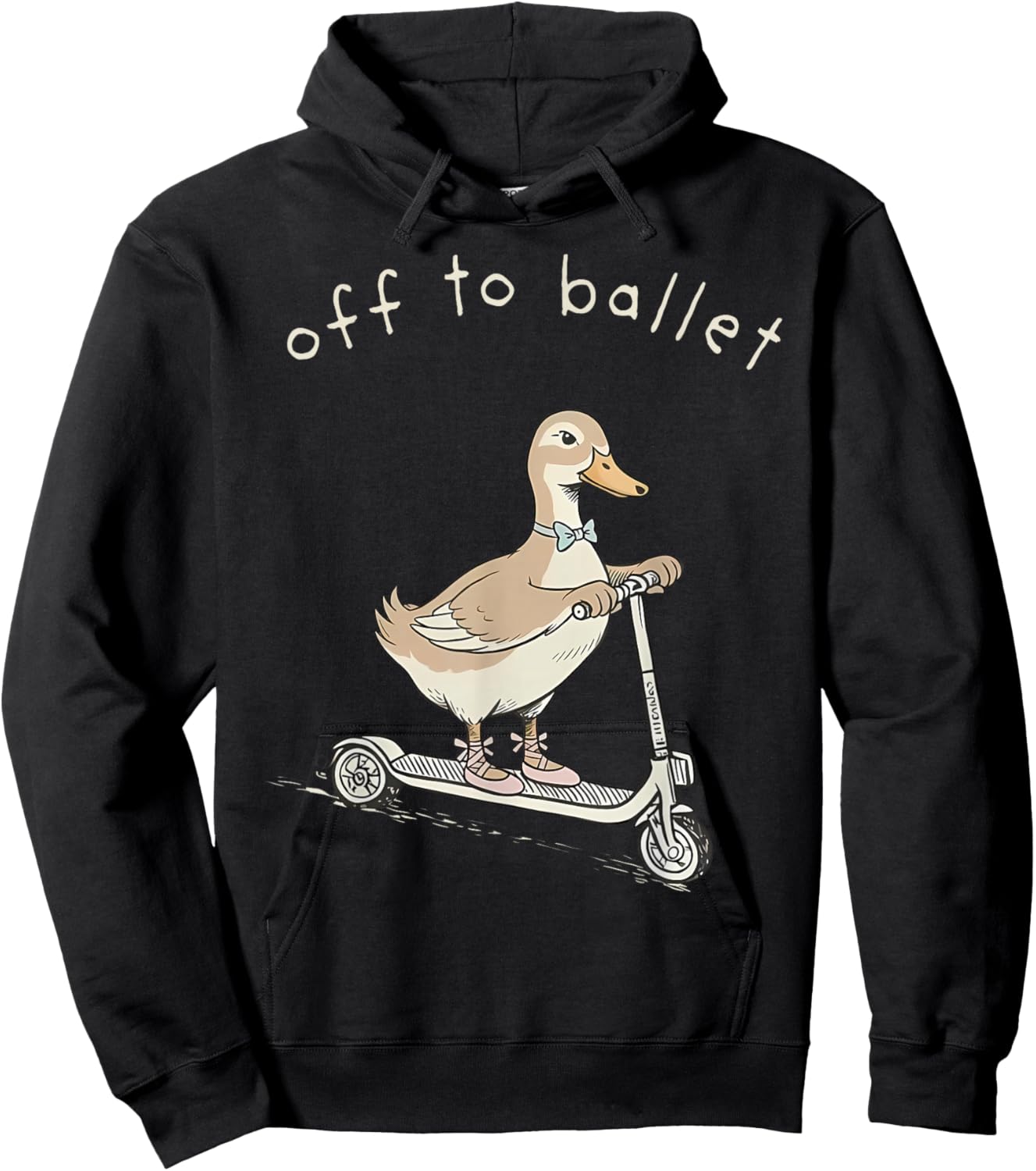 Off to Ballet Funny Dancer Ballet Silly Goose Ballet Teacher Hoodie - Hoodie | Black
