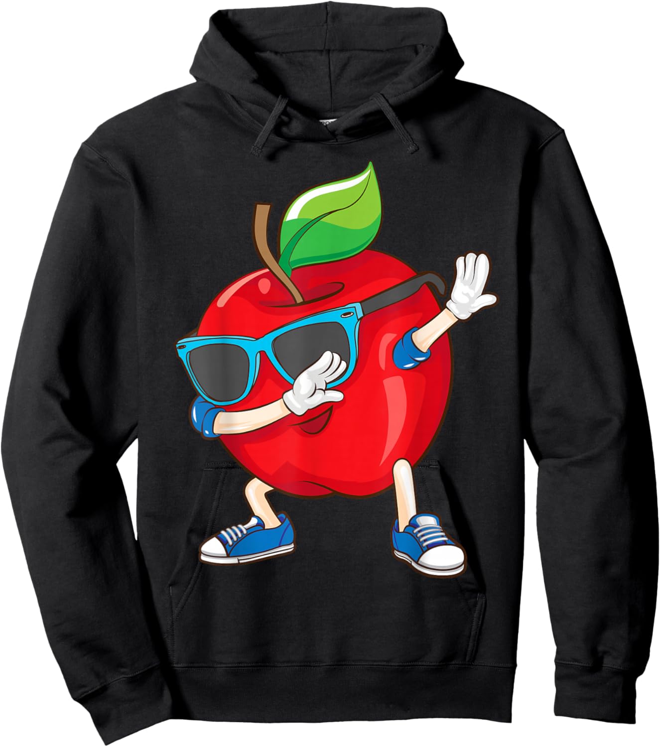 Apple Art - Men, Women & Kids - Apple Picking & Loving Hoodie - Hoodie | Black