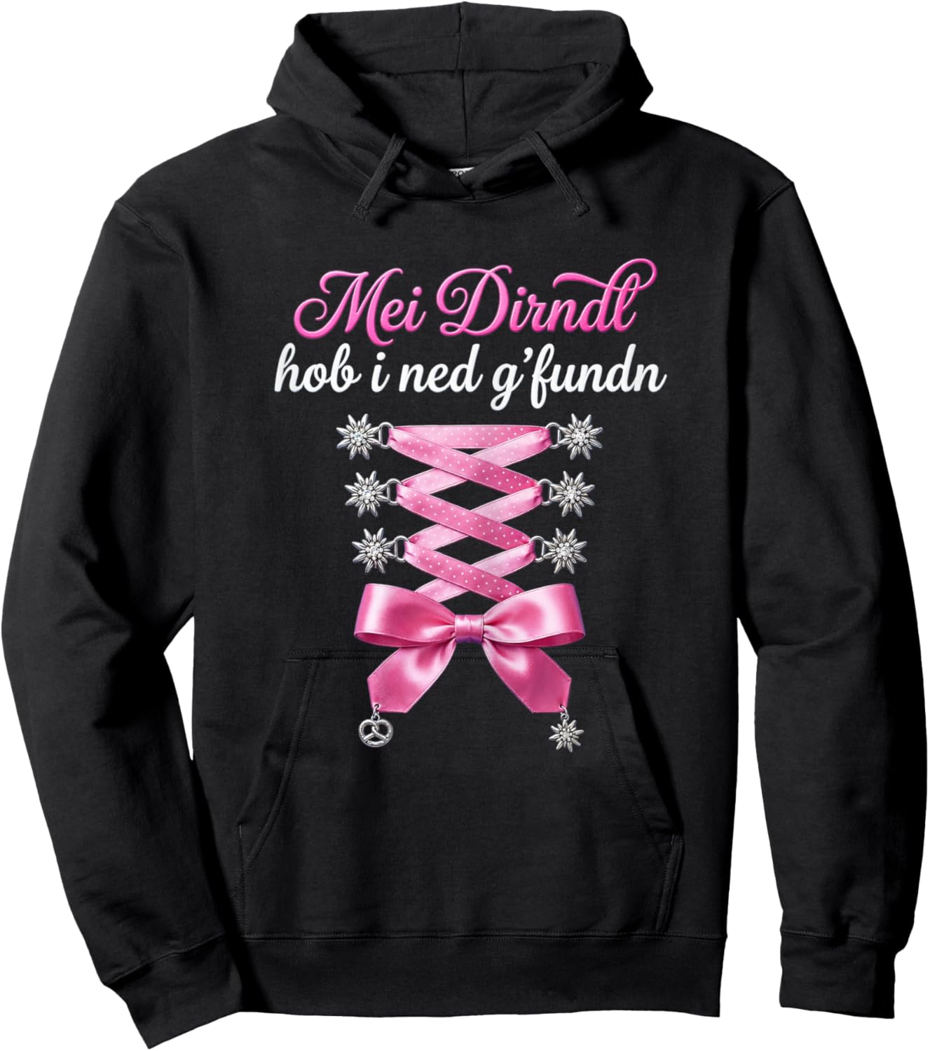 Passend für Oktoberfest Shirt Damen Trachtenshirt Trachten Hoodie - Hoodie | Black