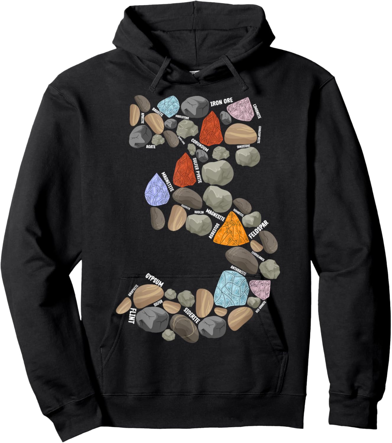 Geology Rocks 3 Years Old 3rd Birthday Rock Collecting Hoodie - Hoodie | Black