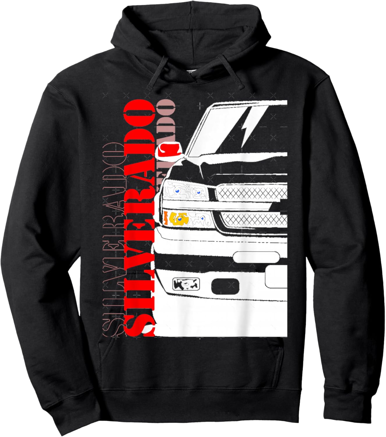 Chevys silverado 2500 z71 2020 2023 2004 Car Hoodie - Hoodie | Black