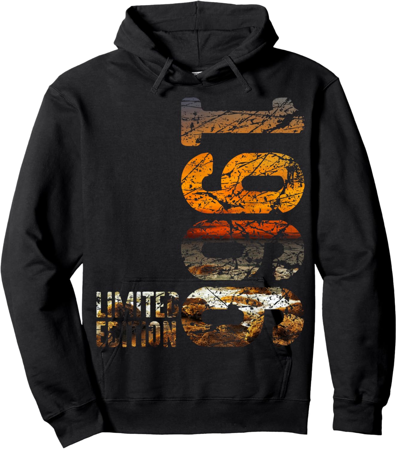 60th Birthday Man Woman 60 Years 1966 Decorative Gift Funny Hoodie - Hoodie | Black