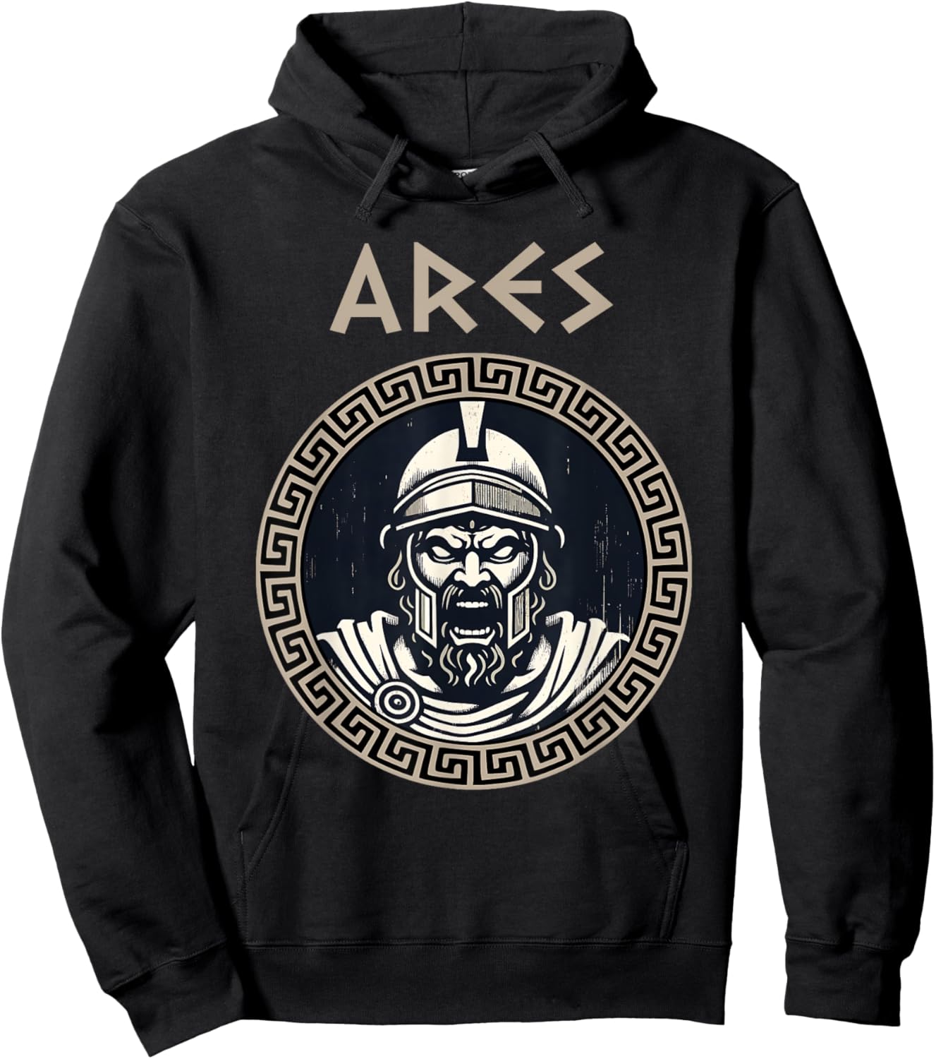 Ares Ancient Greek War God of Battle Hoodie - Hoodie | Black