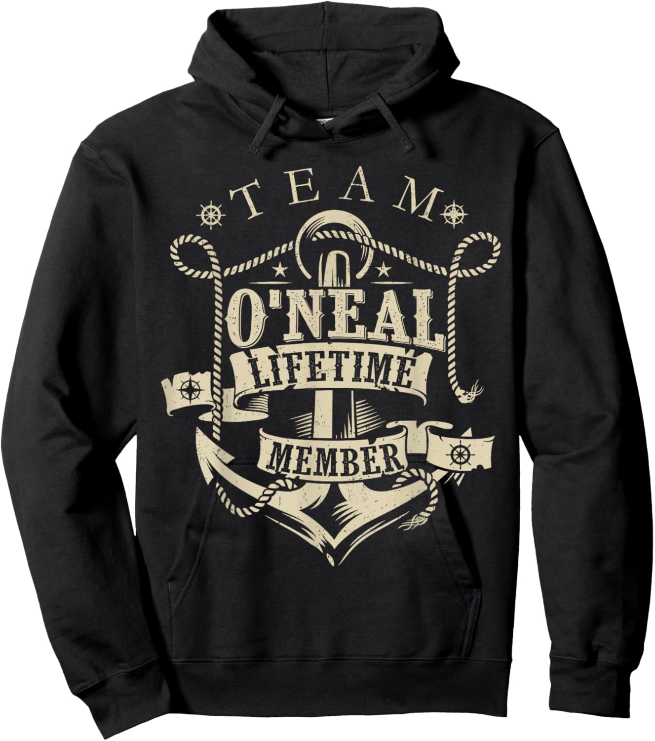 Team O’NEAL Lifetime Member Vintage O’NEAL Family Name Hoodie - Hoodie | Black
