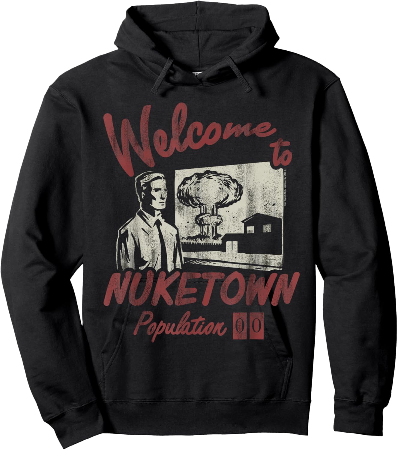 Call of Duty Welcome to Nuketown Population 00 Video Game Hoodie - Hoodie | Black