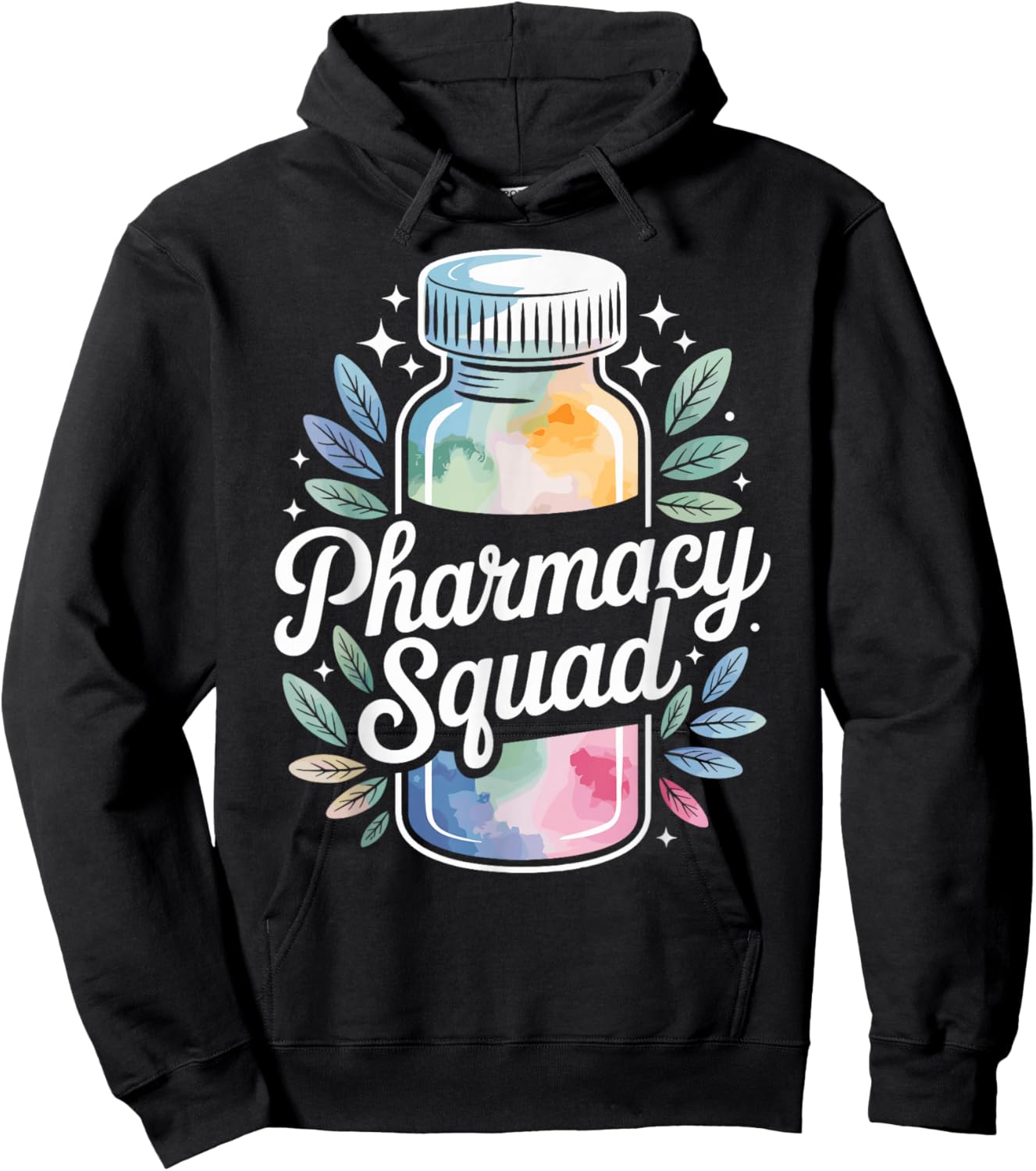 Funny Pharmacy Squad Hoodie - Hoodie | Black