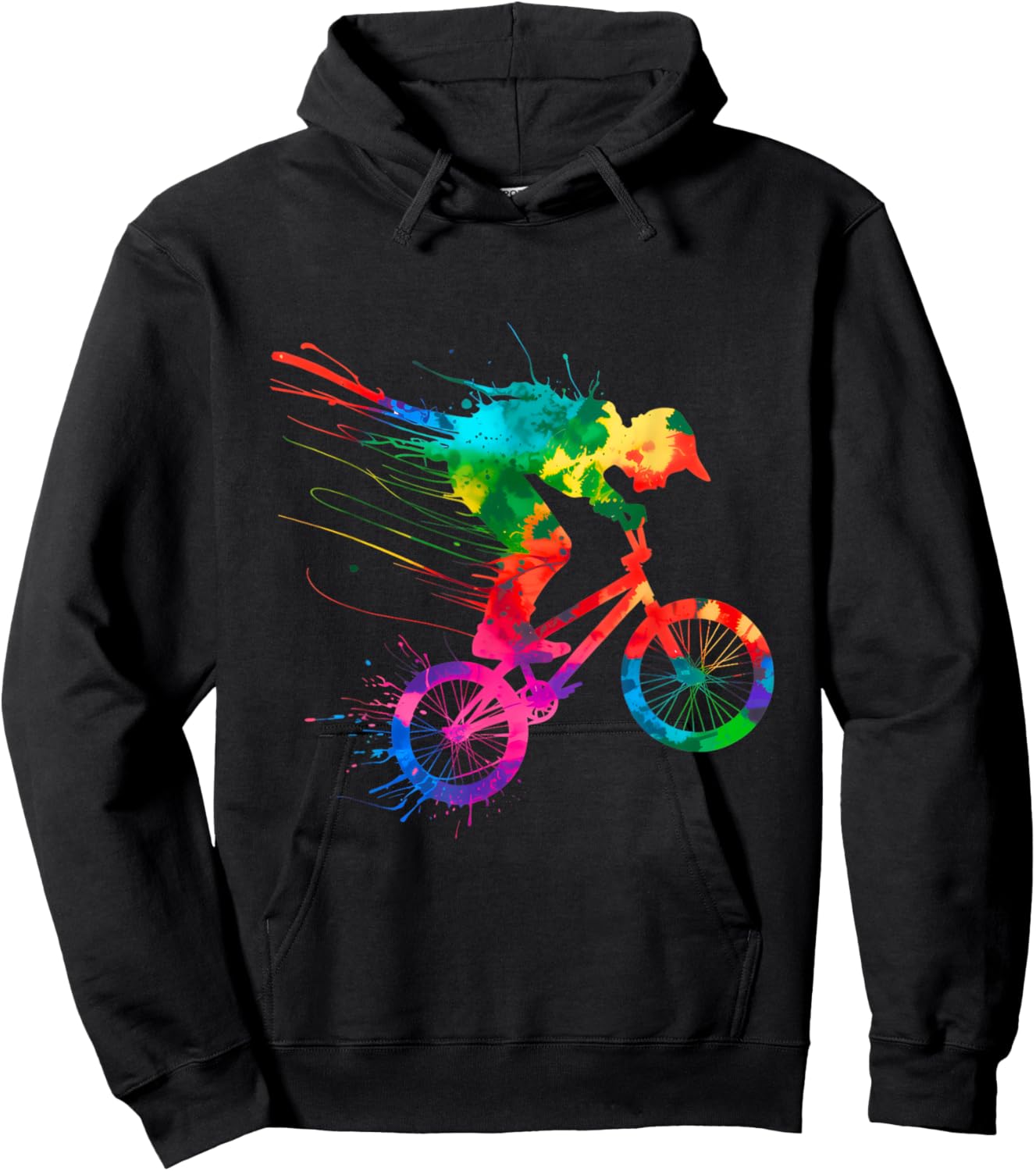BMX Bike Stunt Rider Boys Children Cool BMX Stunt Hoodie - Hoodie | Black