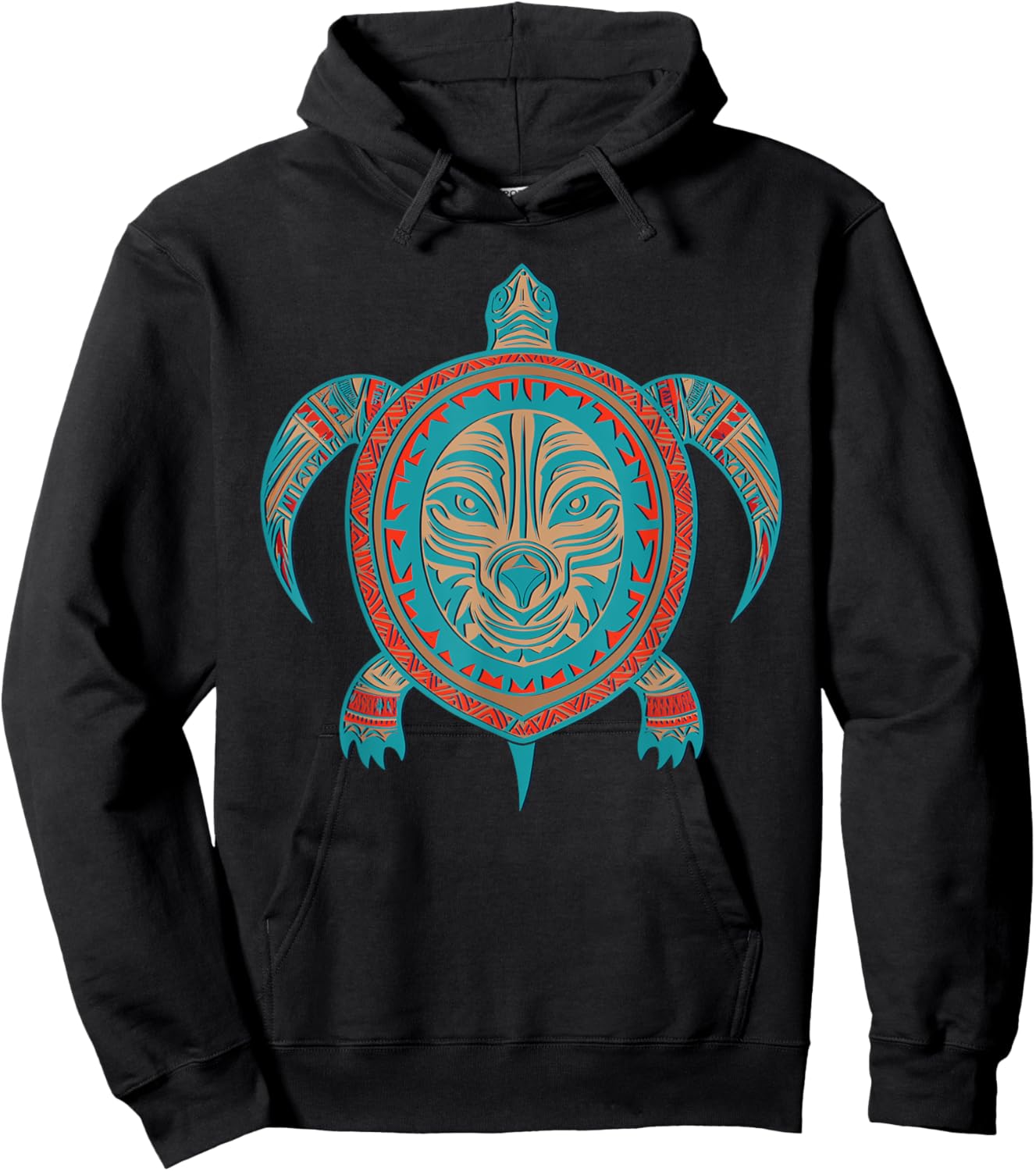 Native American Haida Turtle Indian Pride Tlingit Men Women Hoodie - Hoodie | Black