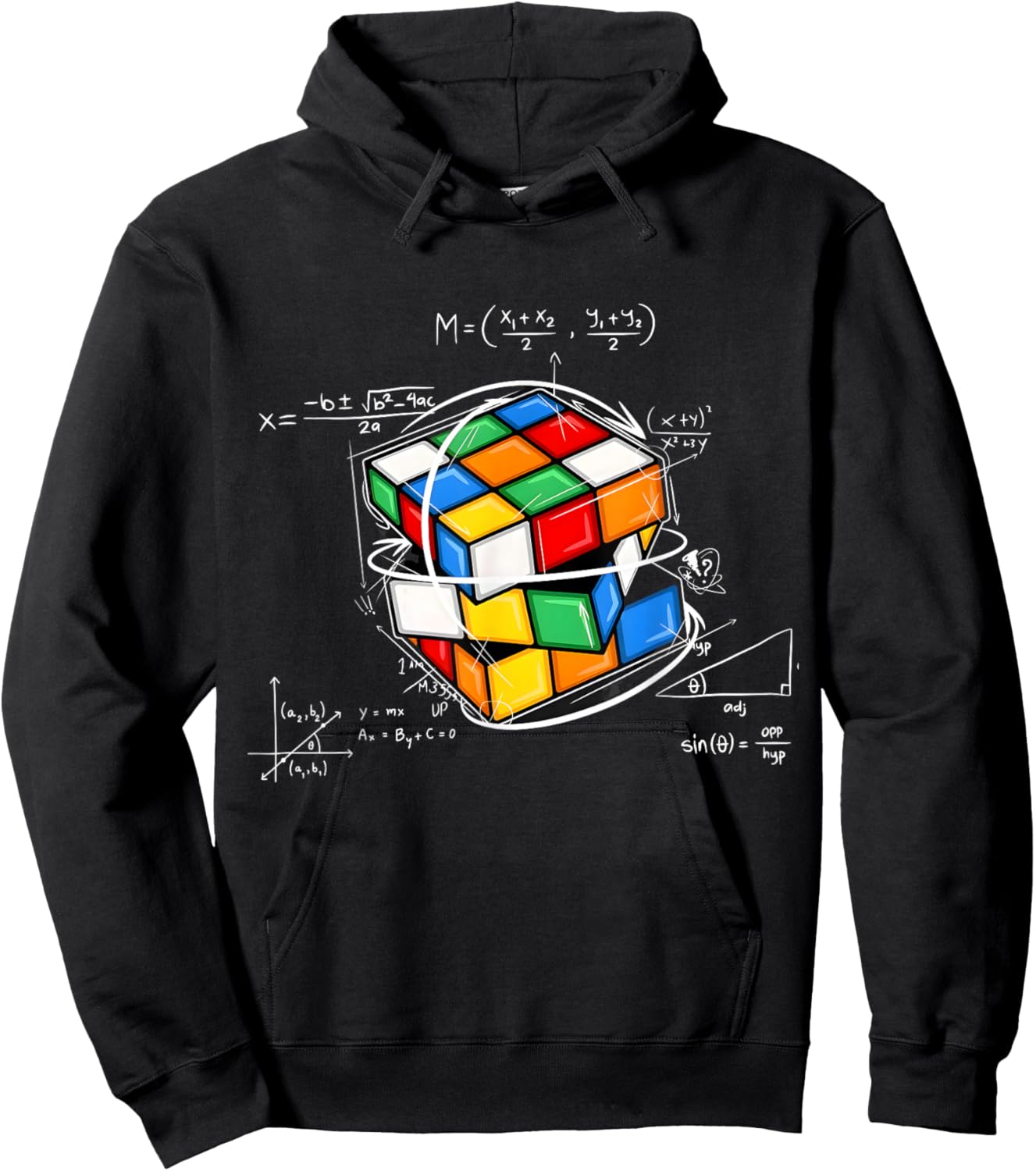 Puzzle Cube Retro Speed Cubing 80er Jahre Vintage Spielzeug Hoodie - Hoodie | Black