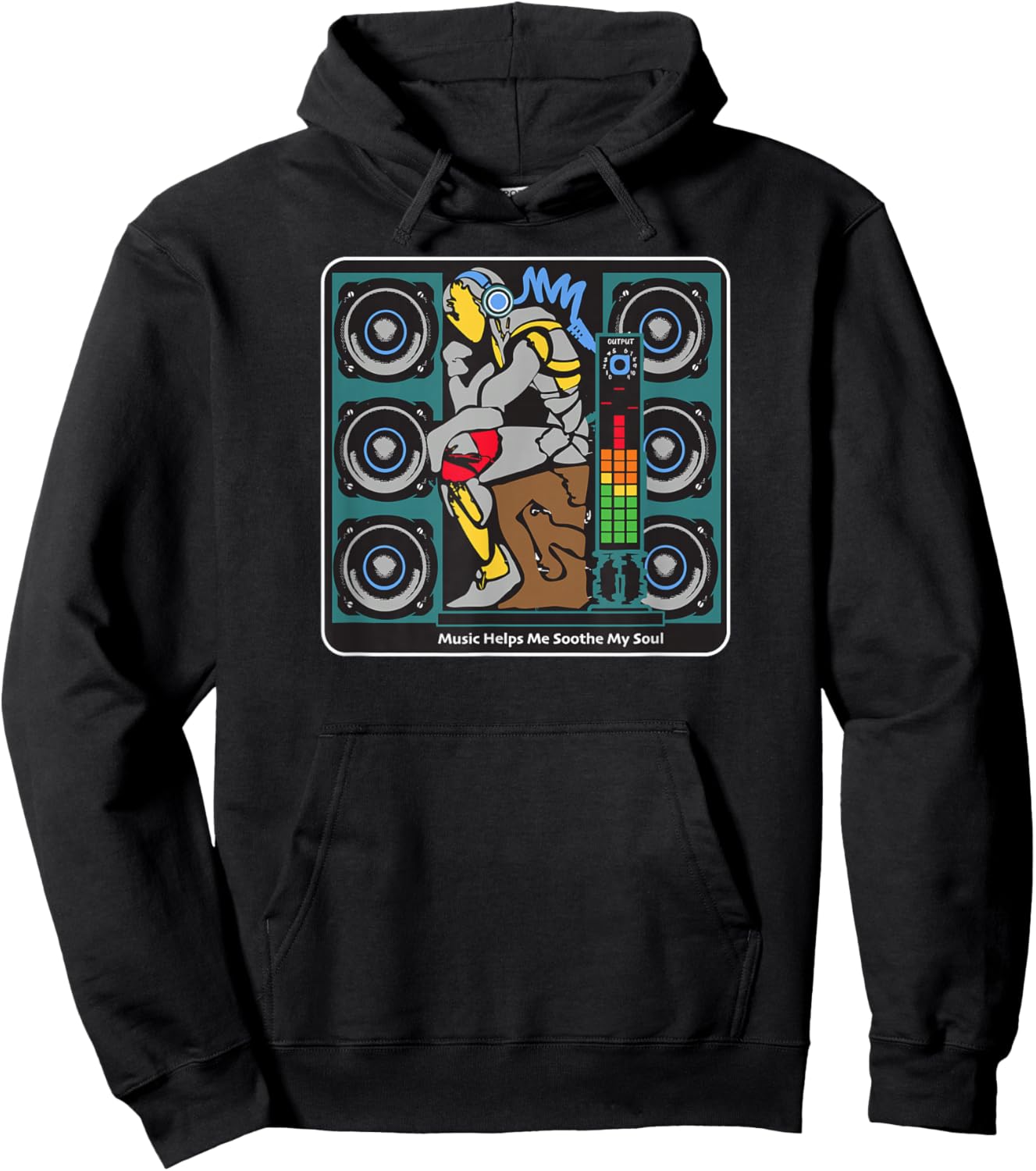 Music 2 My Soul - Original Art Apparel, Color Wheel Edition Hoodie - Hoodie | Black
