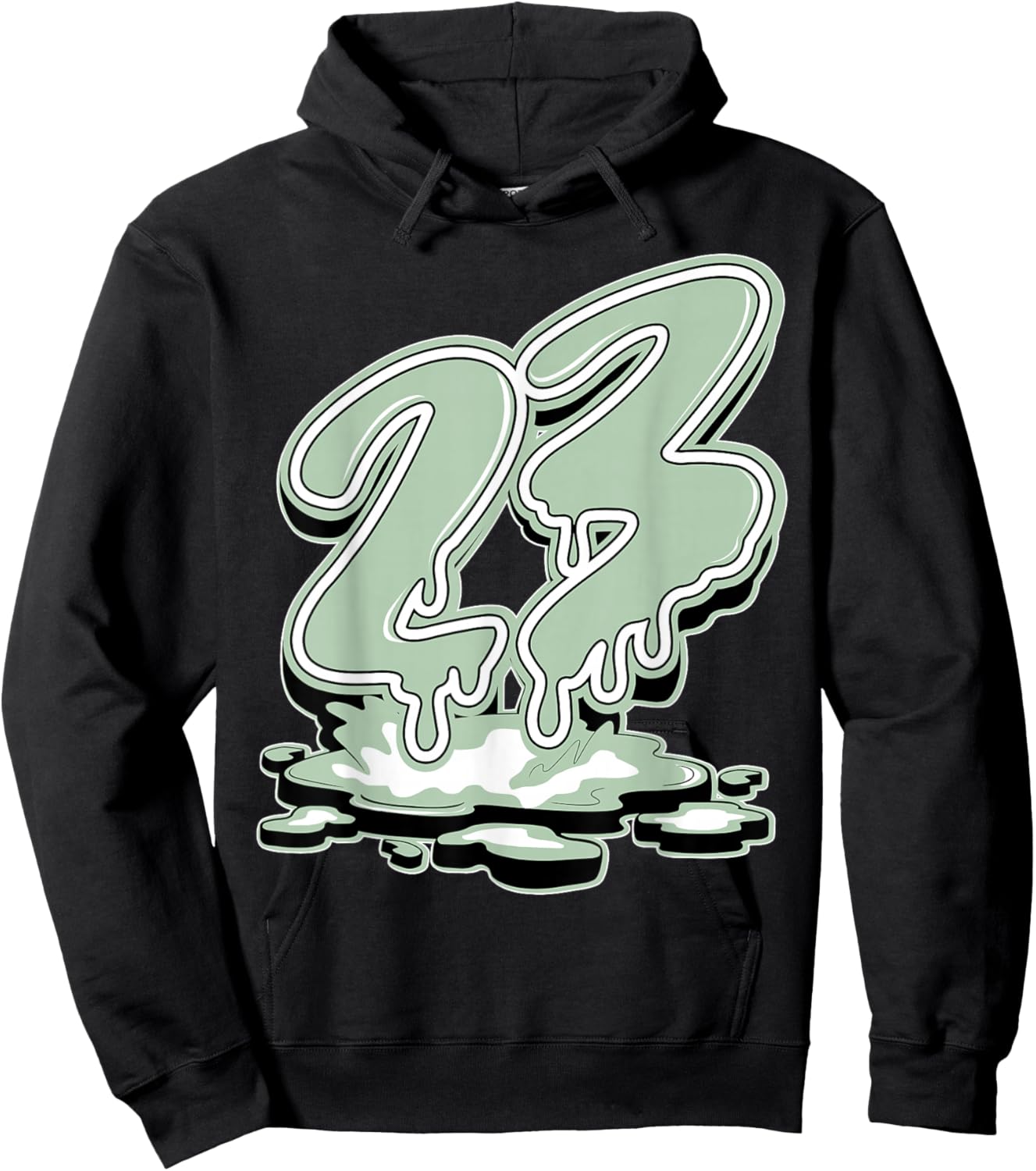 23 Drip Seafoam Abundance 4s Matching Women Hoodie - Hoodie | Black