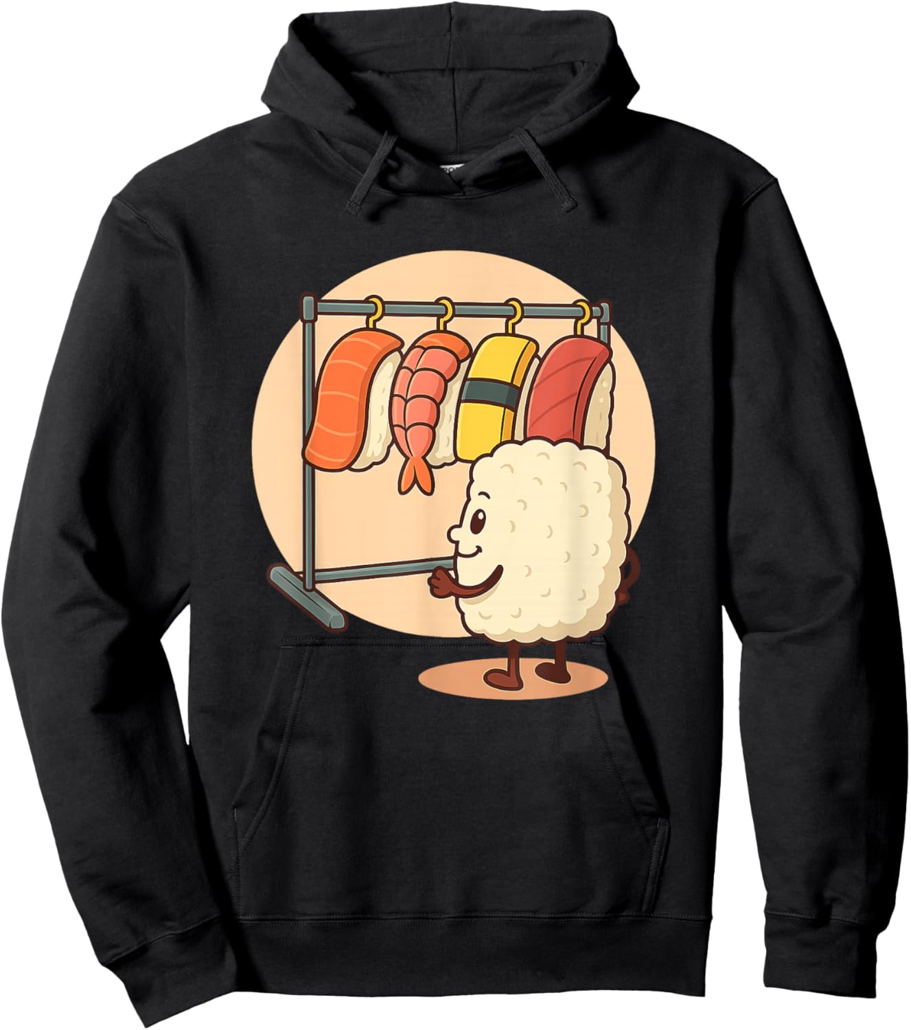 Sushi Wardrobe - Japan Lover Japanese Cuisine Chef Hoodie - Hoodie | Black