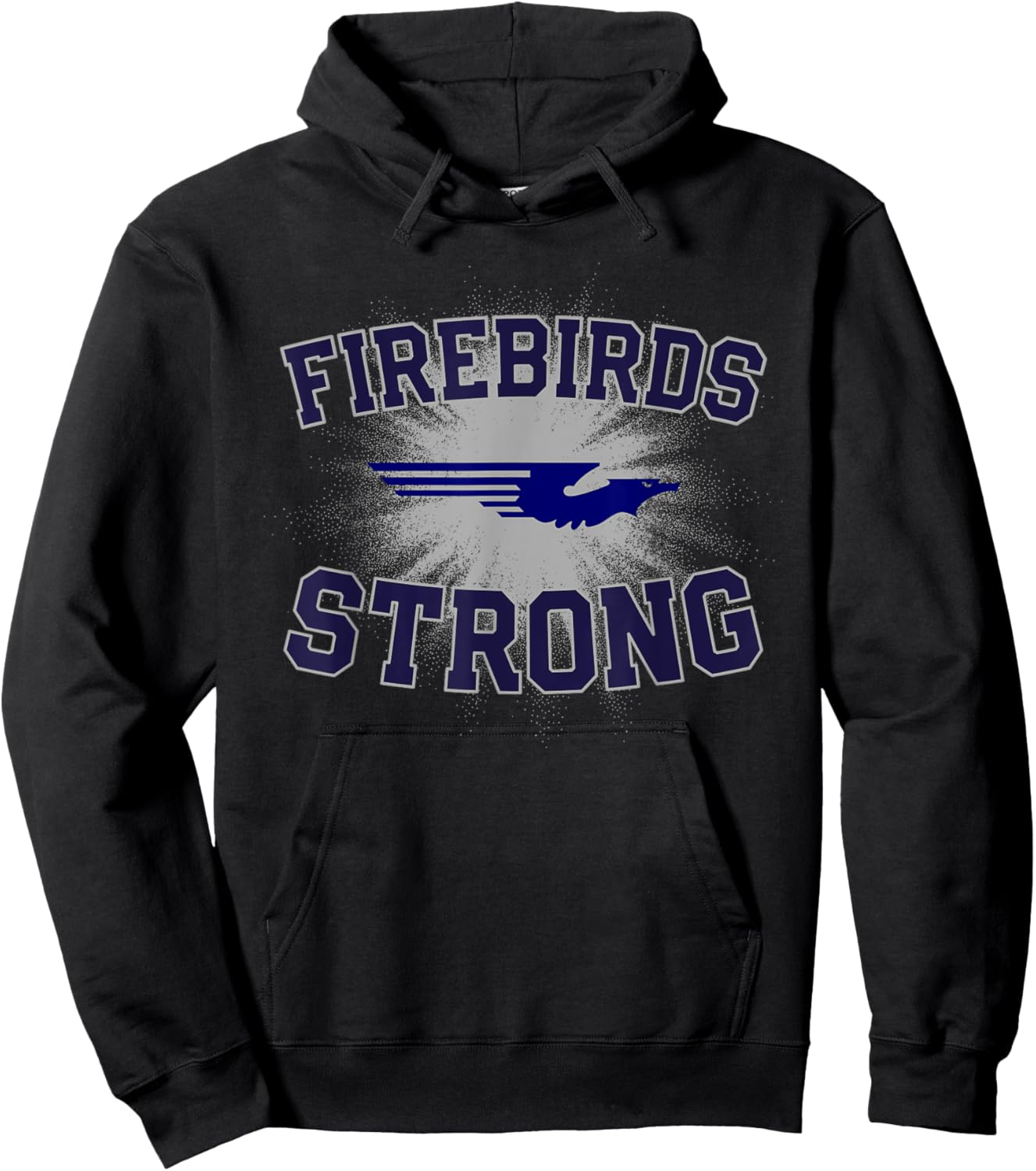 Kettering Fairmont Firebirds Logo Strong Flag HS Hoodie - Hoodie | Black