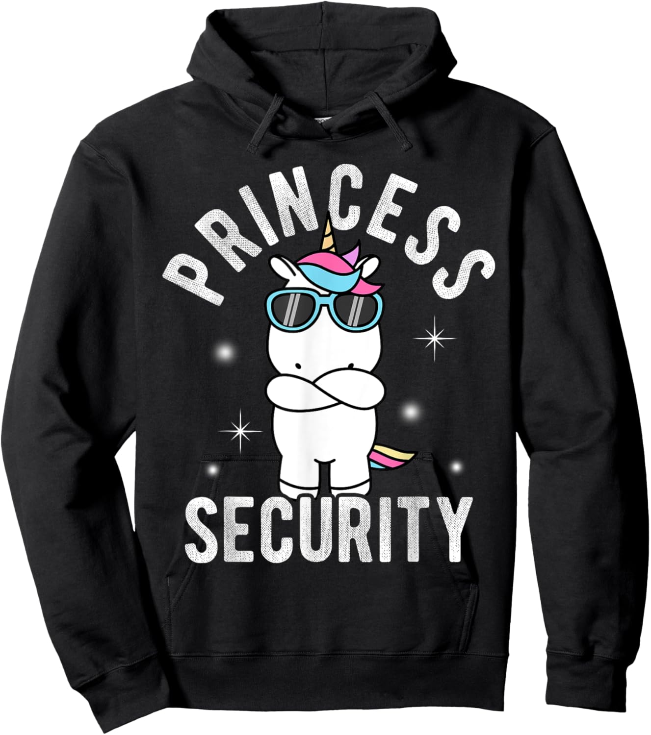 Princess SECURITY Princess Unicorn Hoodie - Hoodie | Black