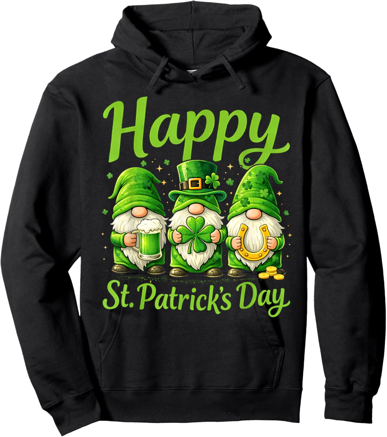Zwerge Happy Saint Patricks Day Feier St. Patrick Day Hoodie - Hoodie | Black
