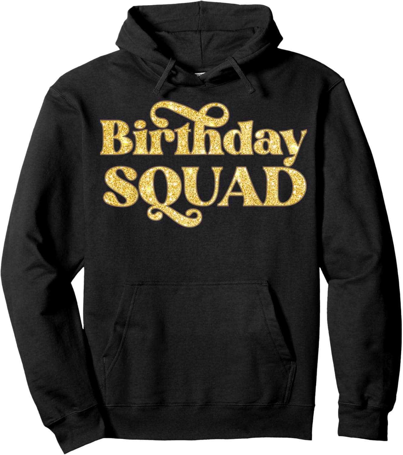 Birthday Squad Birthday Party Crew Hoodie - Hoodie | Black