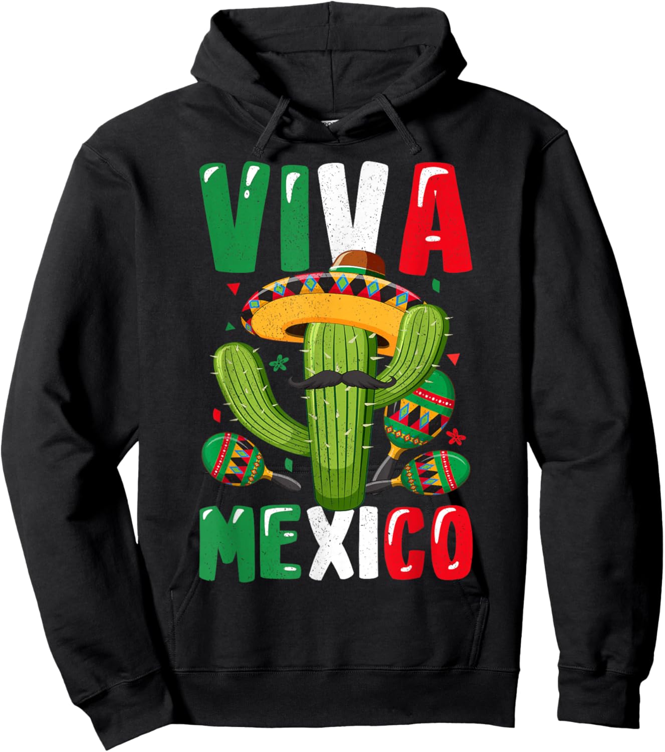 Viva Mexico Hoodie - Hoodie | Black