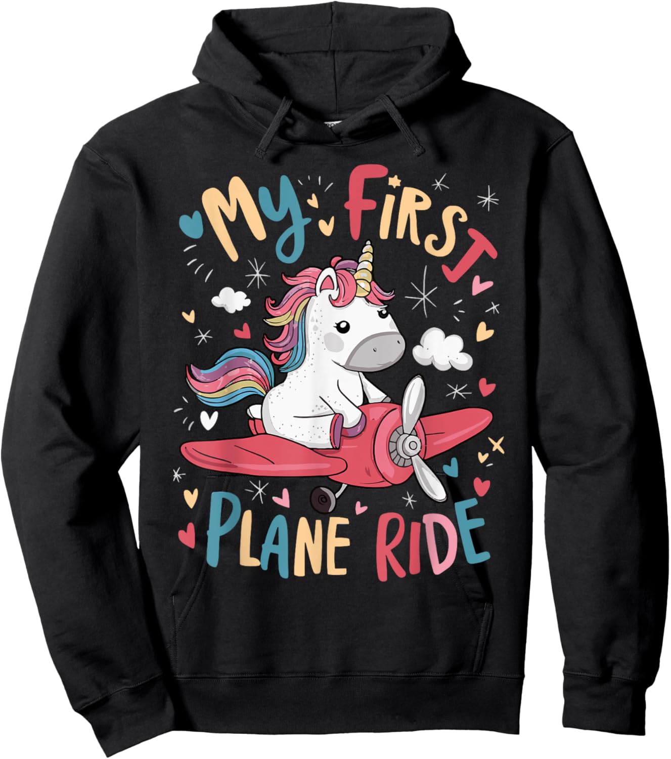 My First Plane Ride Hoodie - Hoodie | Black