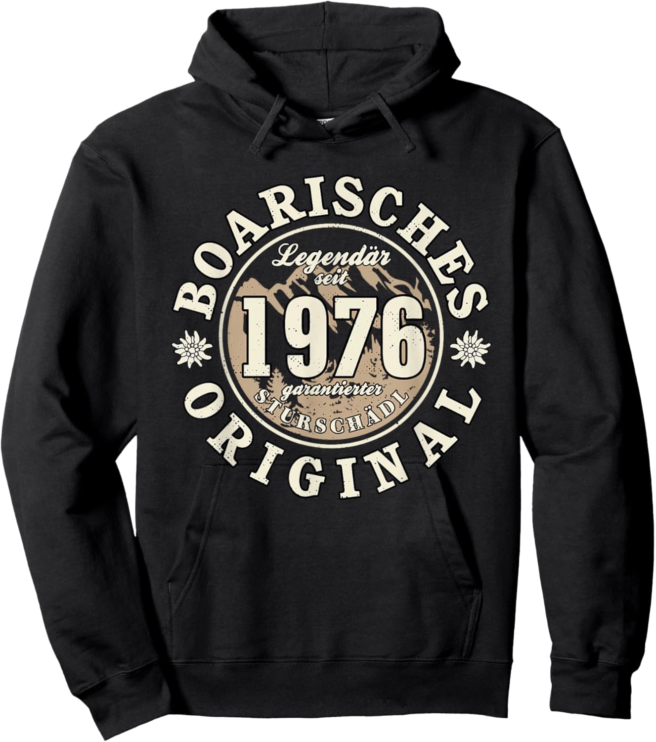 50. Geburtstag 2026 Bayrisches Original geboren 1976 Männer Hoodie - Hoodie | Black
