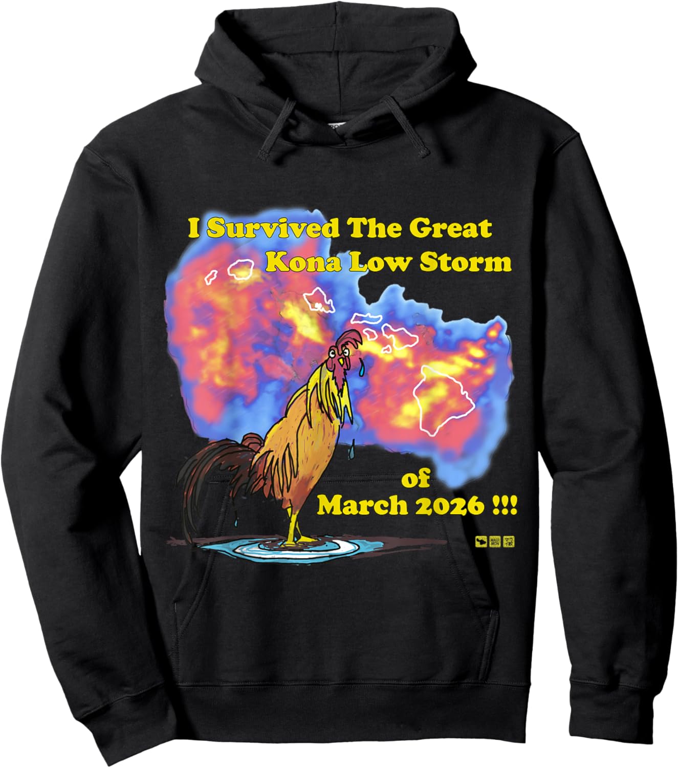 The Great Kona Low Storm! Hoodie - Hoodie | Black