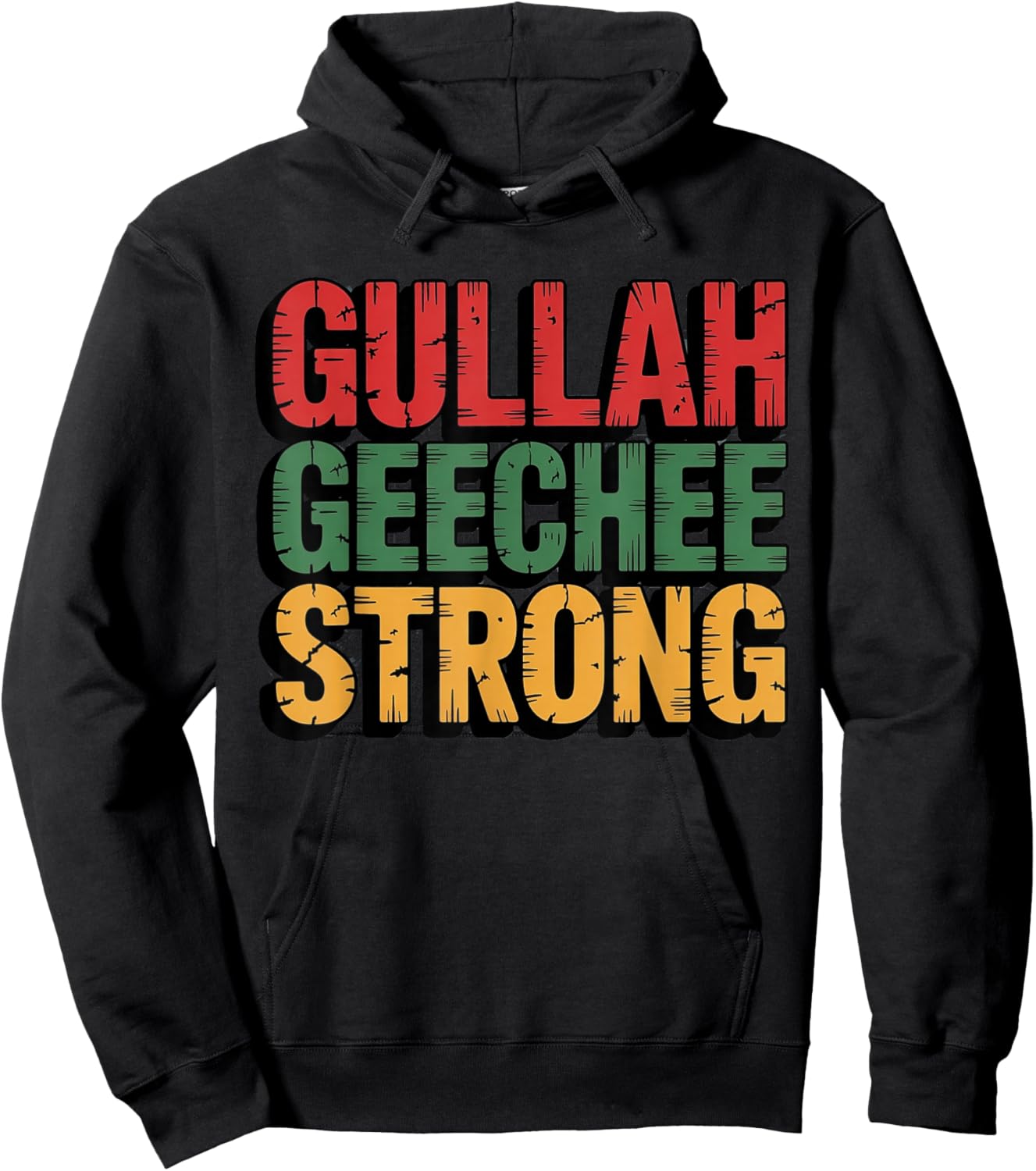 Gullah Geechee Strong Hoodie - Hoodie | Black