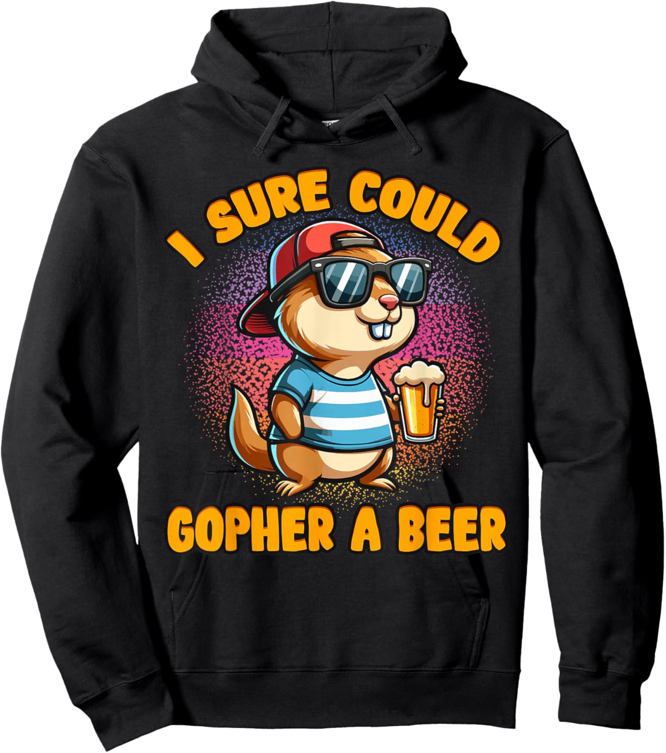 Gopher Sayings, Gopher Minnesota Gifts, Gopher Apparel Hoodie - Hoodie | Black