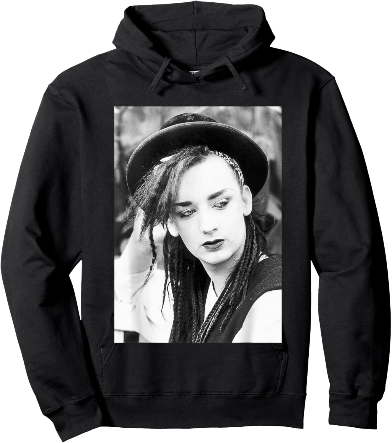 Boy George Pop Star of Culture Club 1982 Hoodie - Hoodie | Black