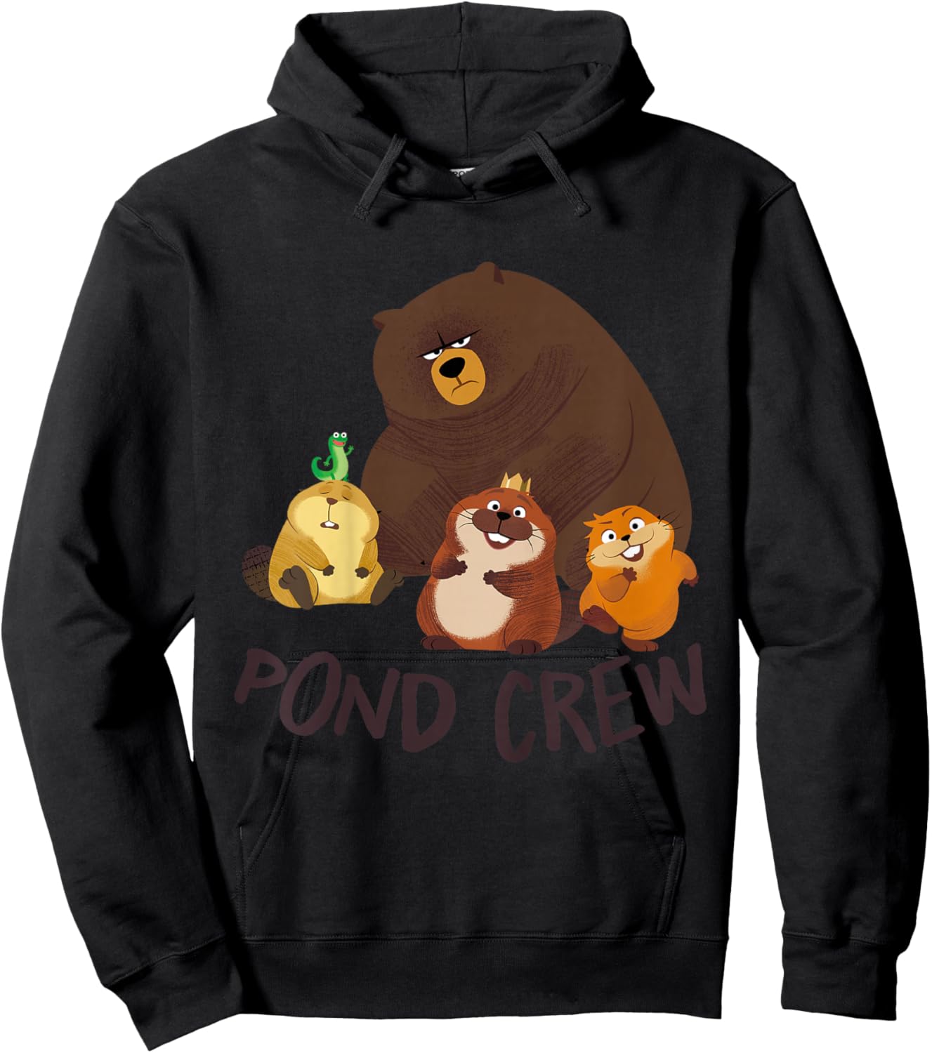 Hoppers Pond Crew Hoodie - Hoodie | Black