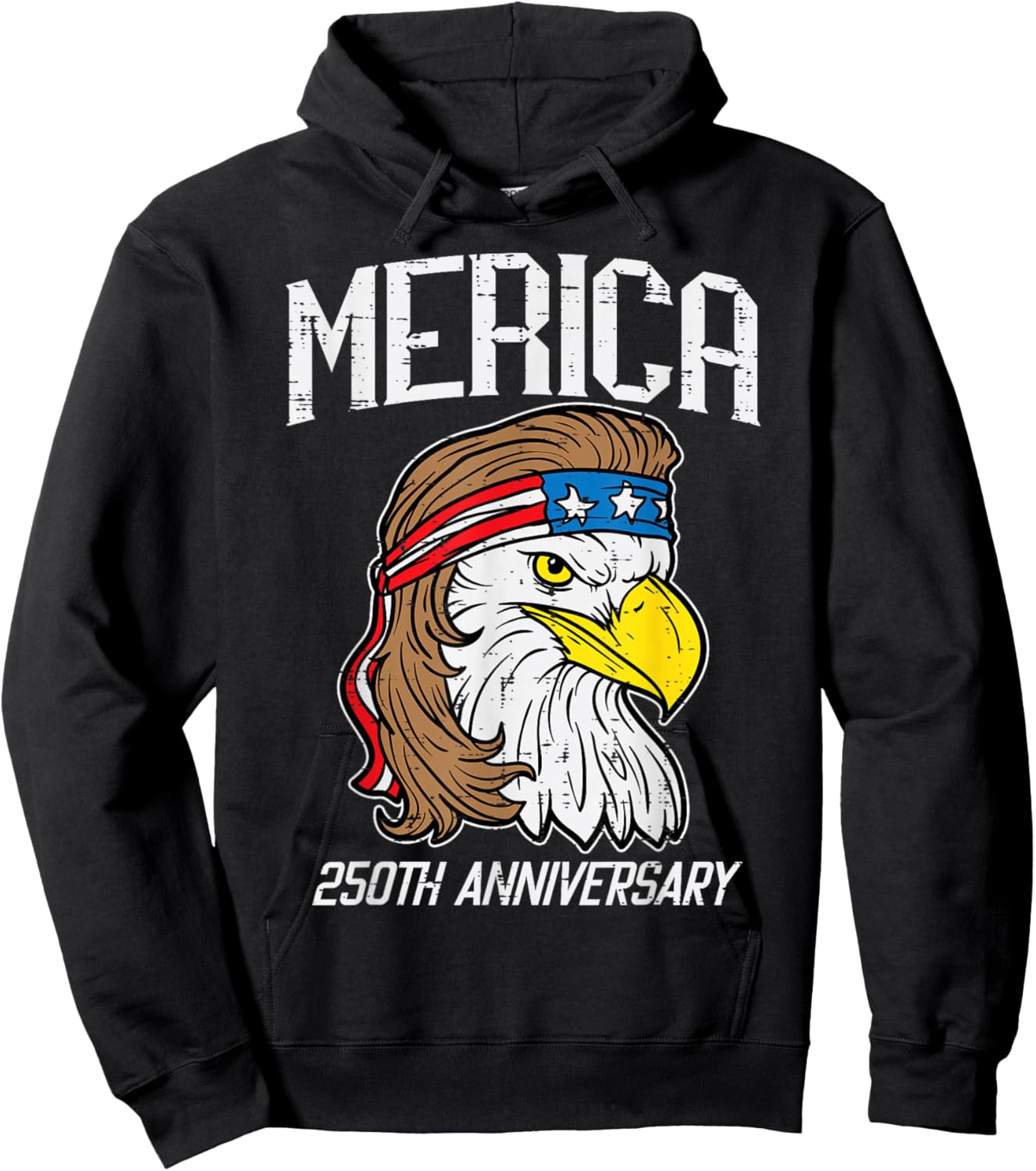 Merica 250th Anniversary Funny 250 Years Men Women Kids Hoodie - Hoodie | Black