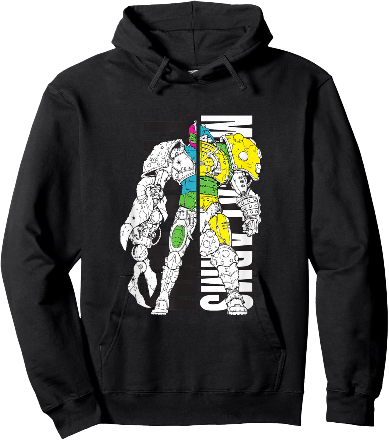 Masters of the Universe - Trap Jaw & Man-At-Arms Hoodie - Hoodie | Black