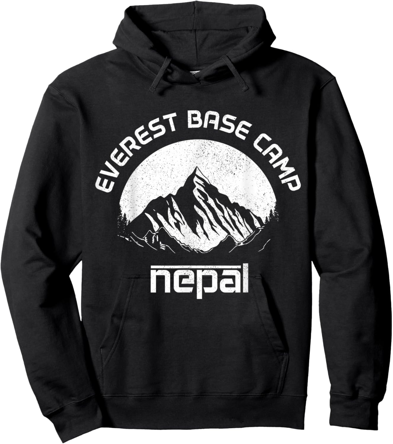 Mount Everest Nepal Himalaya Mountaineer Mountain Souvenir Hoodie - Hoodie | Black