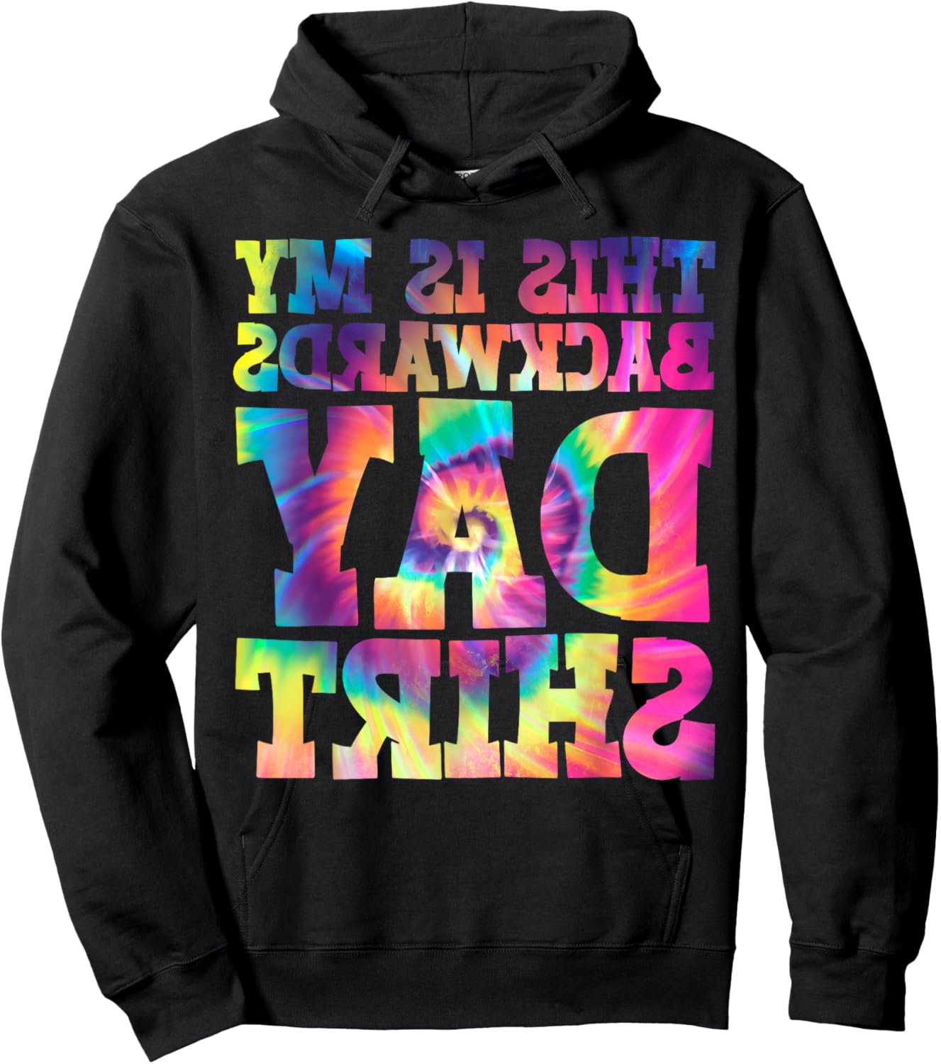 This Is My Backwards Day Hoodie - Hoodie | Black