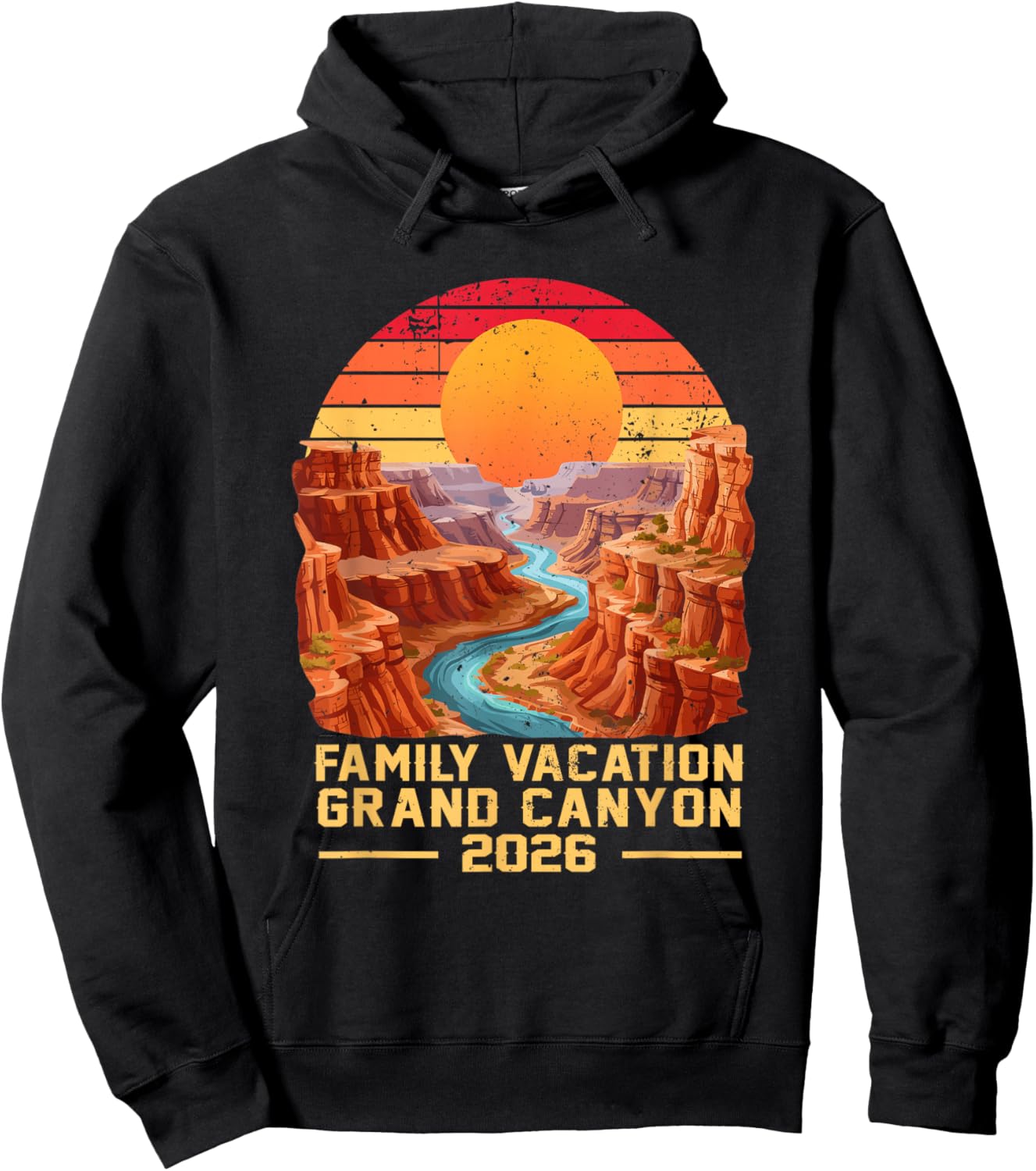 Family Vacation Grand Canyon National Park 2026 Hoodie - Hoodie | Black