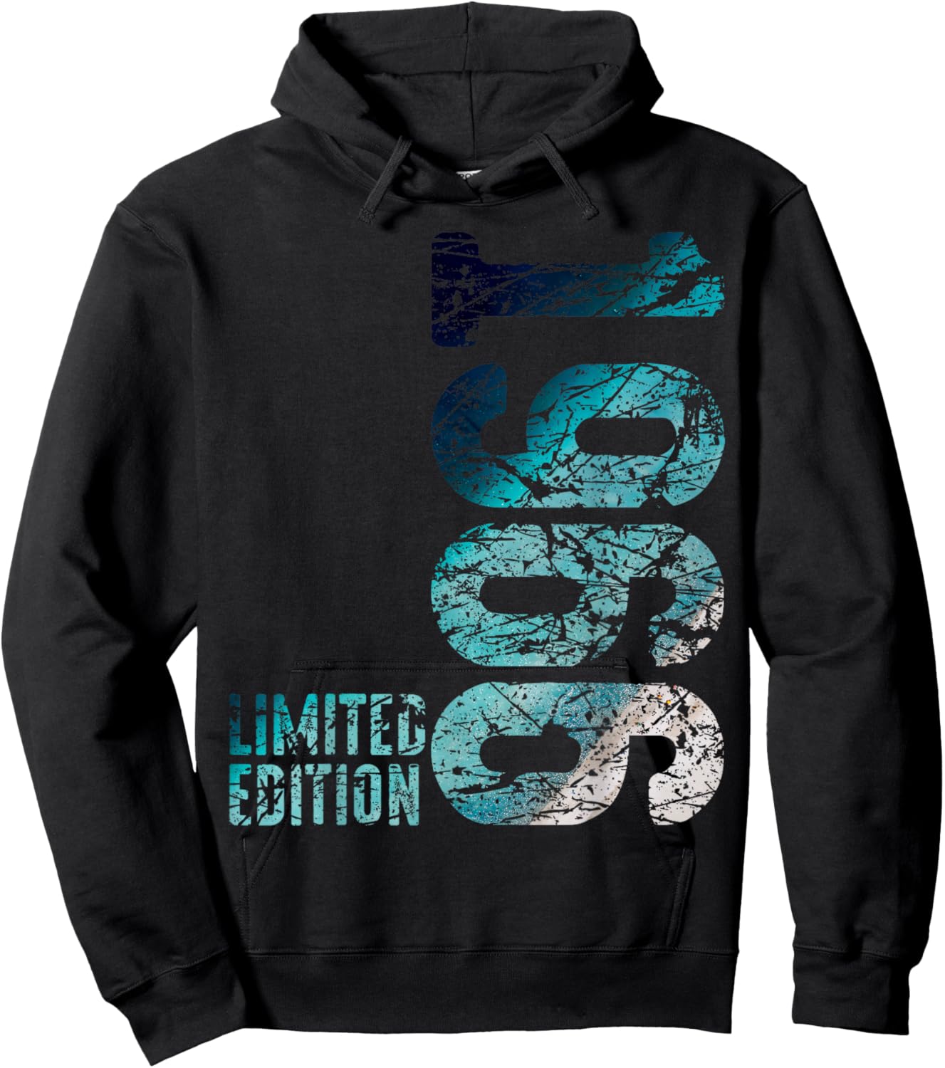 60th Birthday Man Woman 60 Years 1966 Funny Gift Hoodie - Hoodie | Black