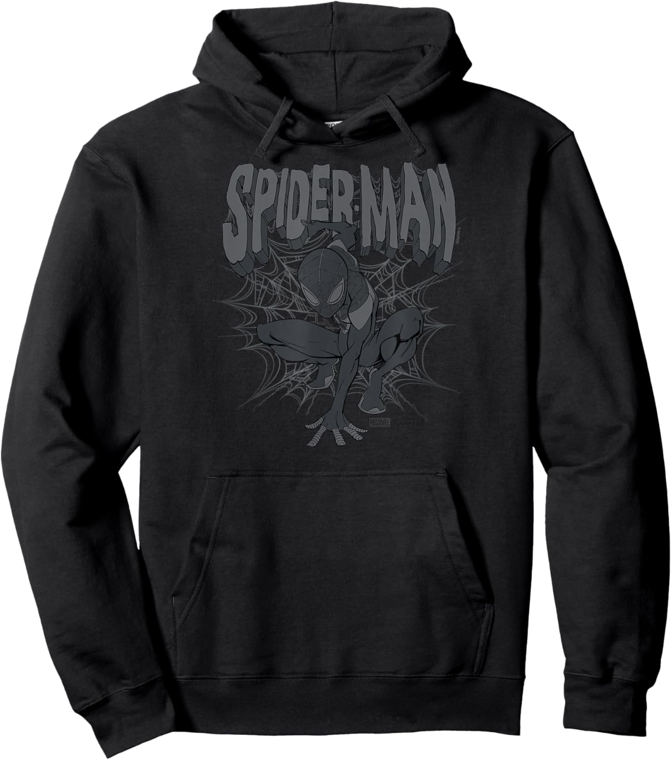 Spider-Man - Dark Monochrome Hoodie - Hoodie | Black