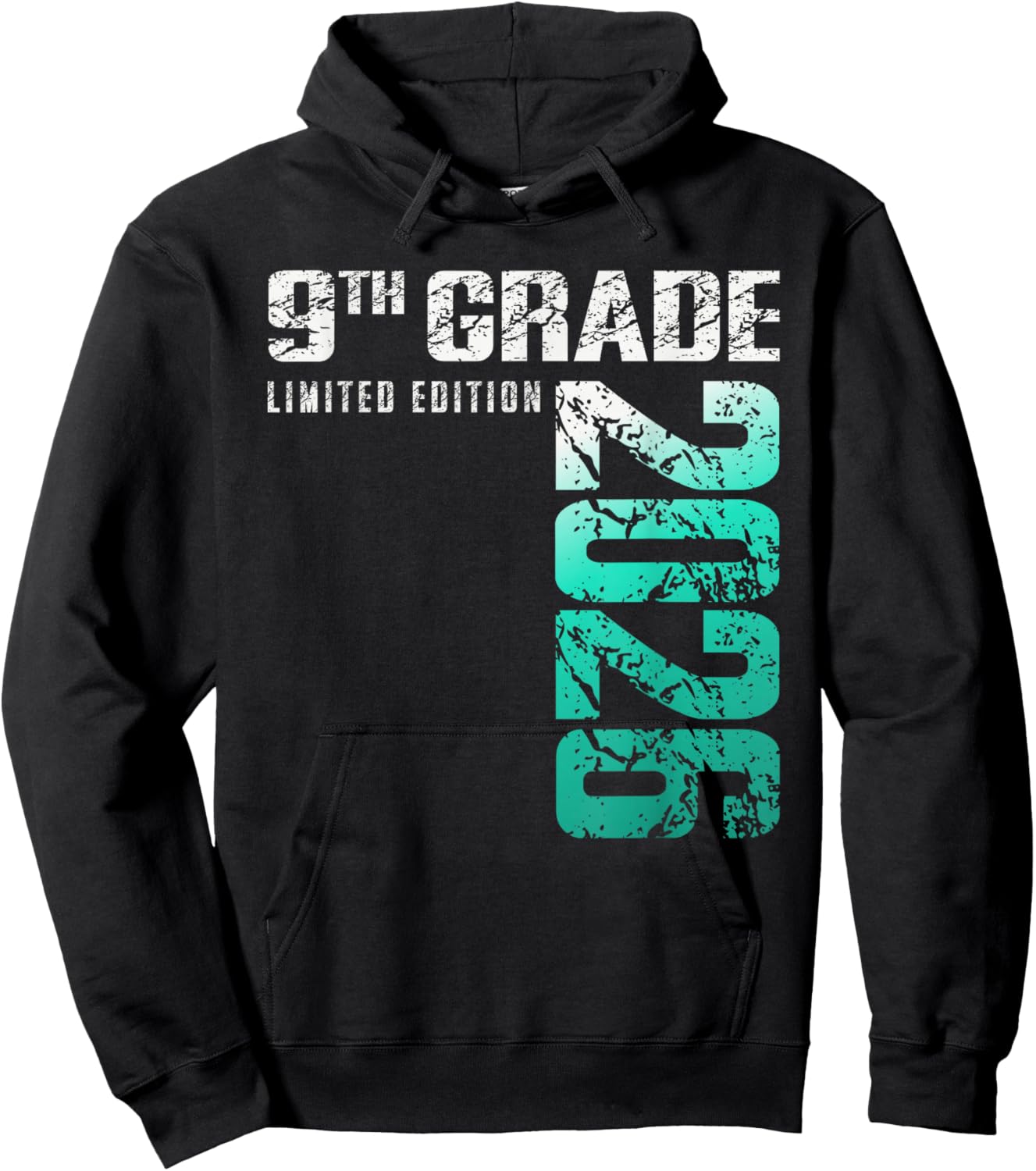 9th Grade Class of 2026 School Hoodie - Hoodie | Black