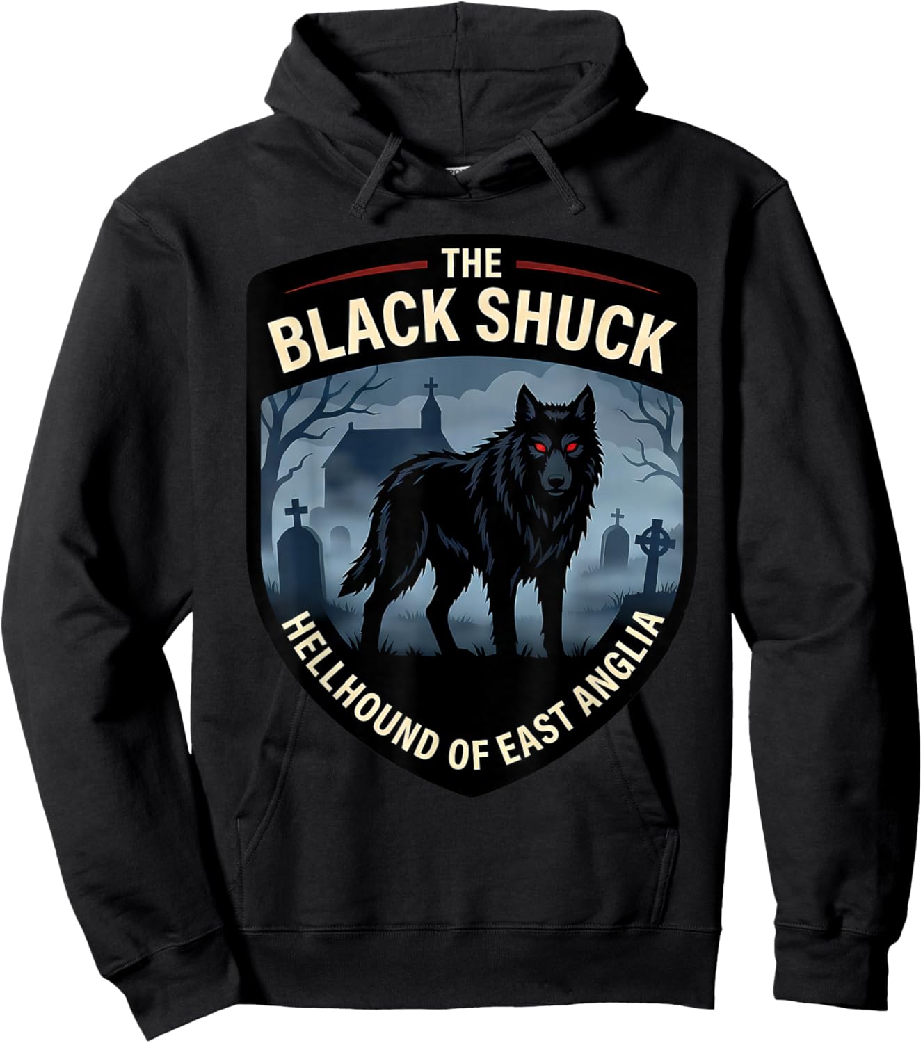 Black Shuck Hellhound East Anglia Mythical Beast Hoodie - Hoodie | Black