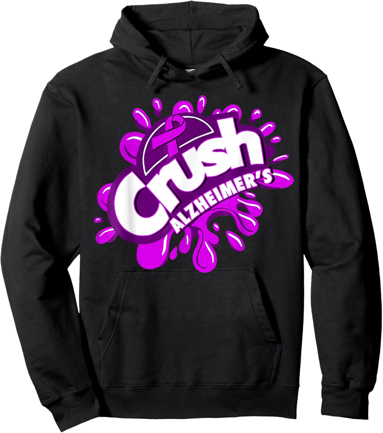 Crush Alzheimer's Hoodie - Hoodie | Black