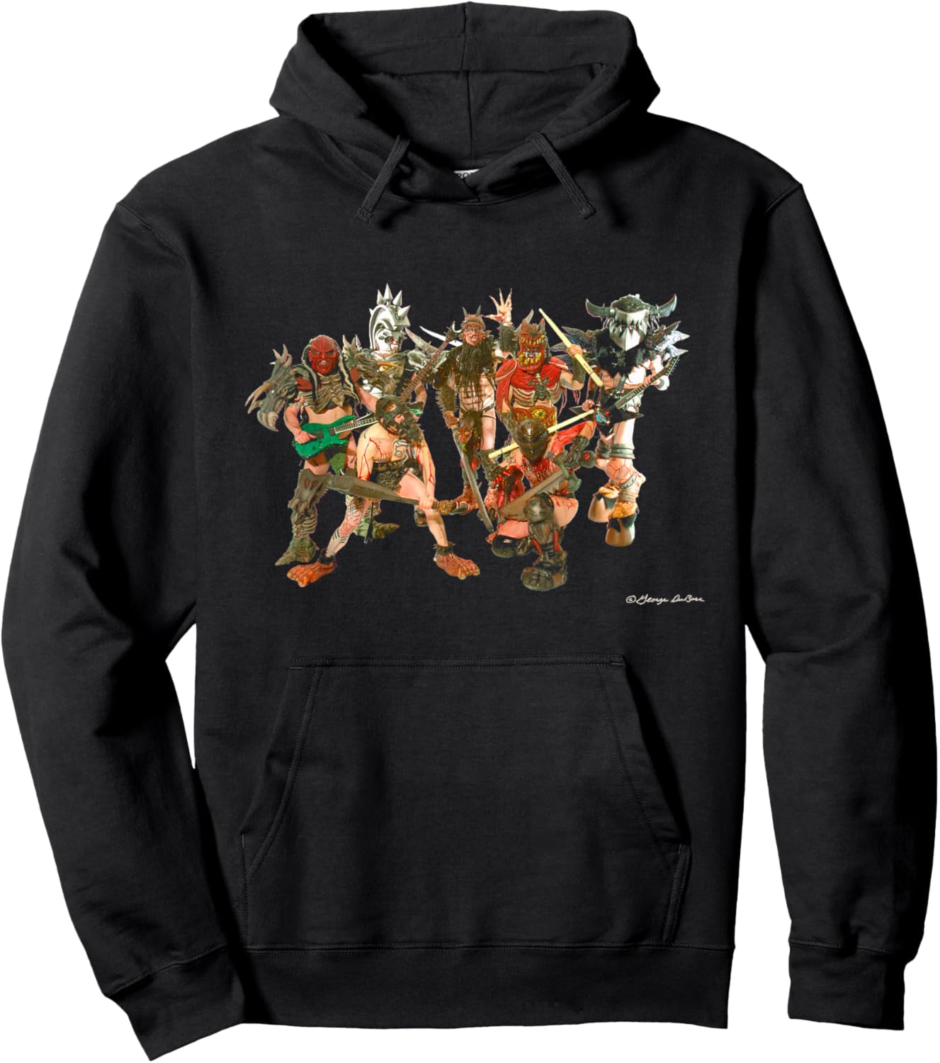 Heavy Metal Band GWAR by George DuBose Hoodie - Hoodie | Black