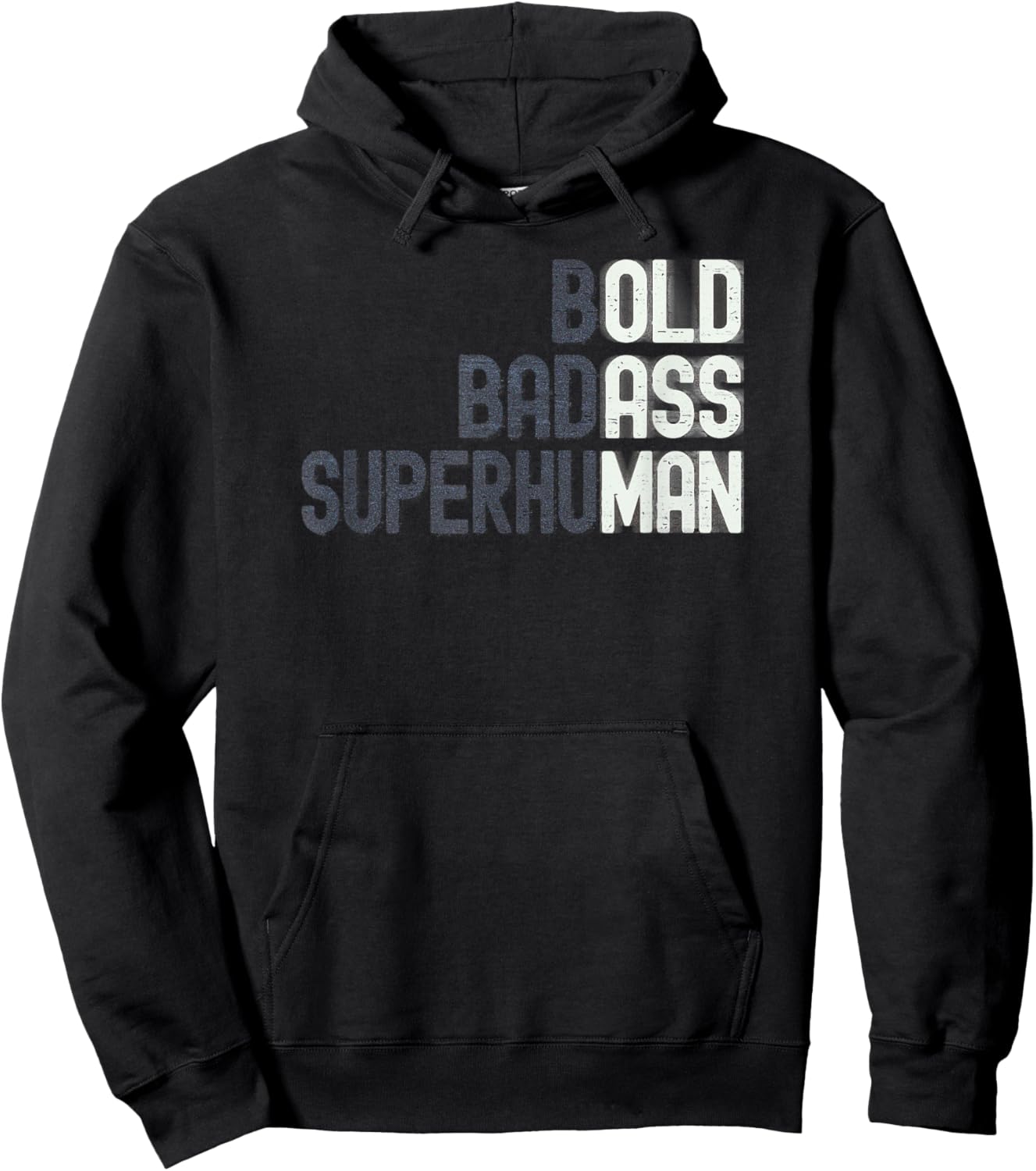 Funny Old Man Saying Gag Gift Birthday for Dad Fathers Day Hoodie - Hoodie | Black