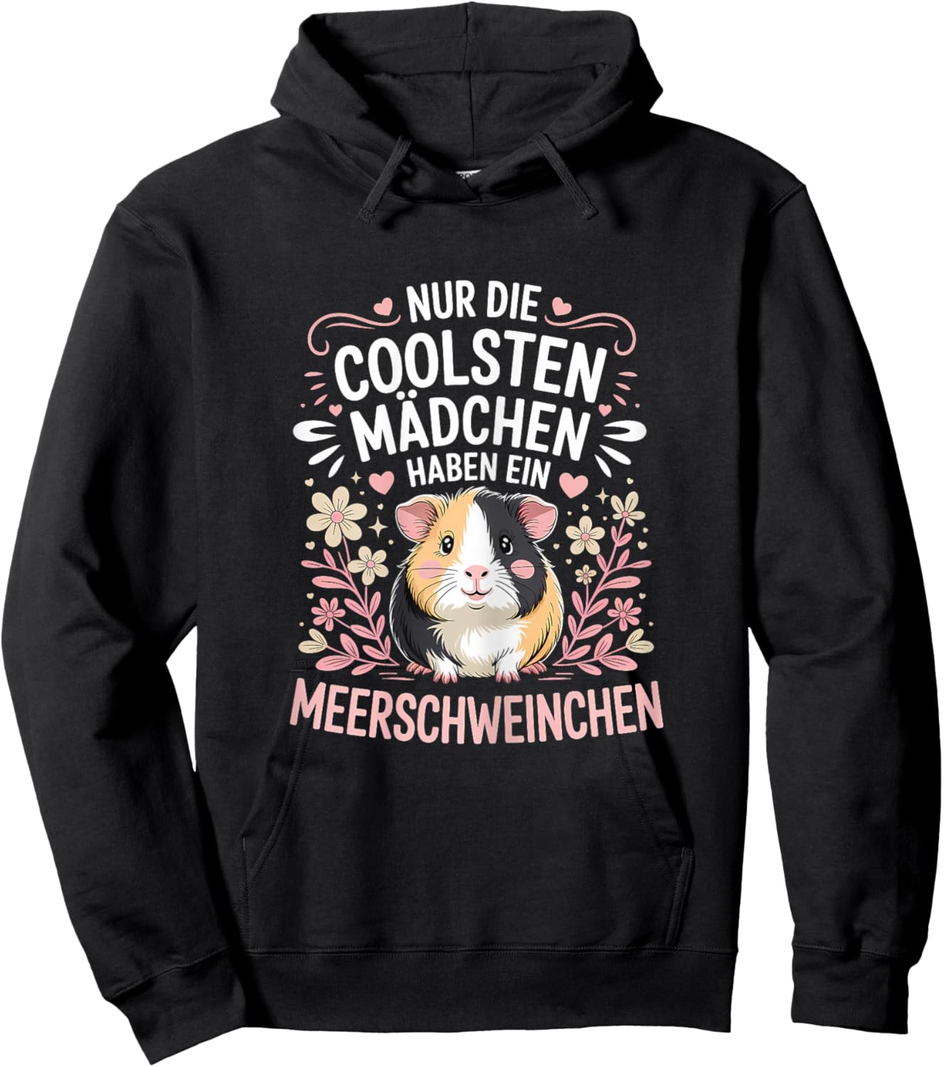 Coolsten Mädchen Haben Meerschweinchen Hoodie - Hoodie | Black