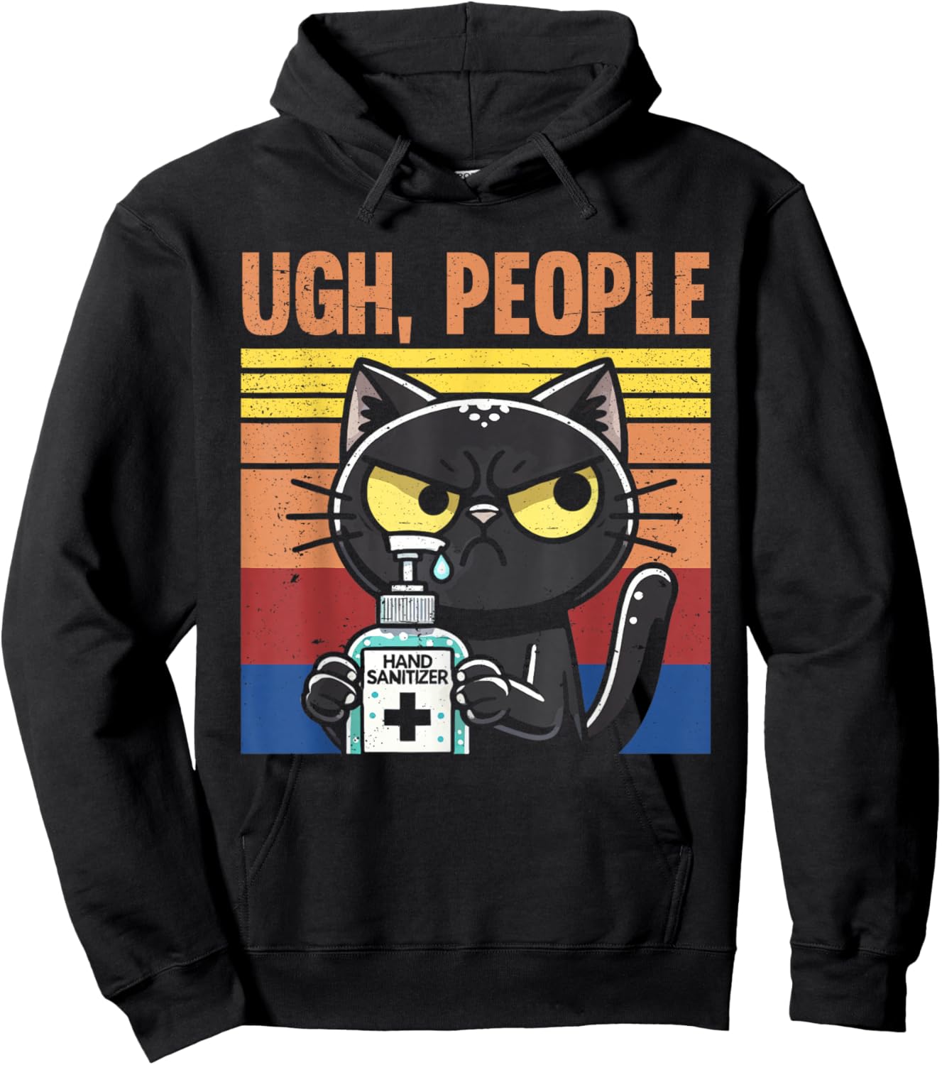 Germaphobe anti-germ hand sanitizer Hoodie - Hoodie | Black