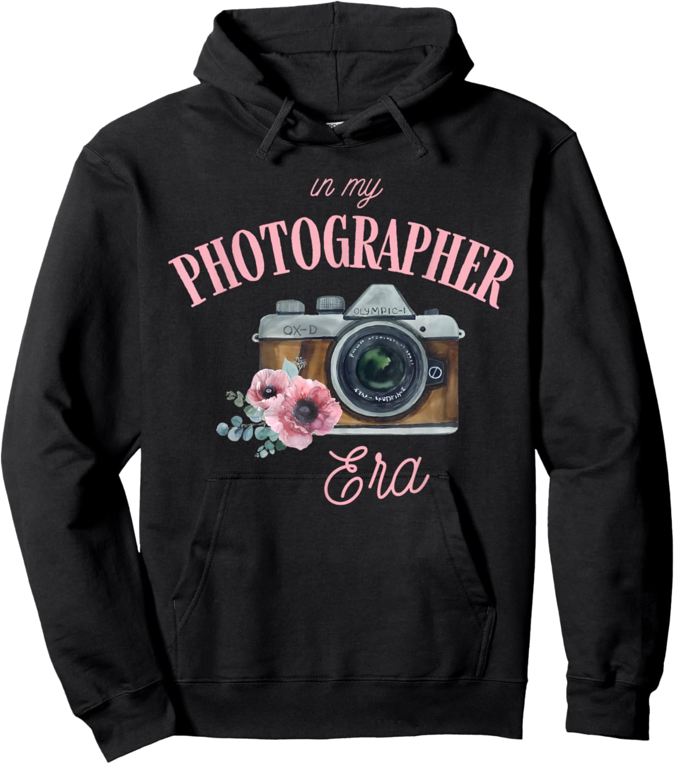 In My Photographer Era Apparel Hoodie - Hoodie | Black