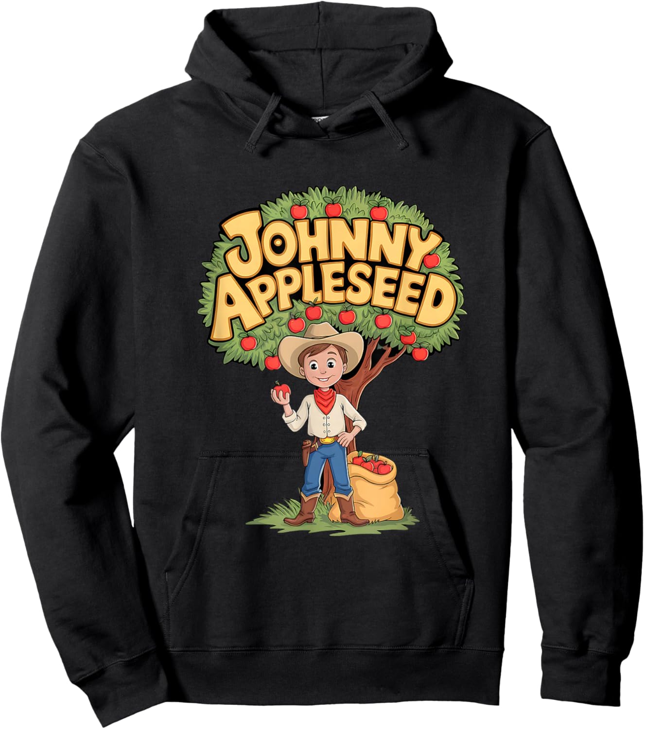Johnny appleseed Kids Book Character Costume Hoodie - Hoodie | Black