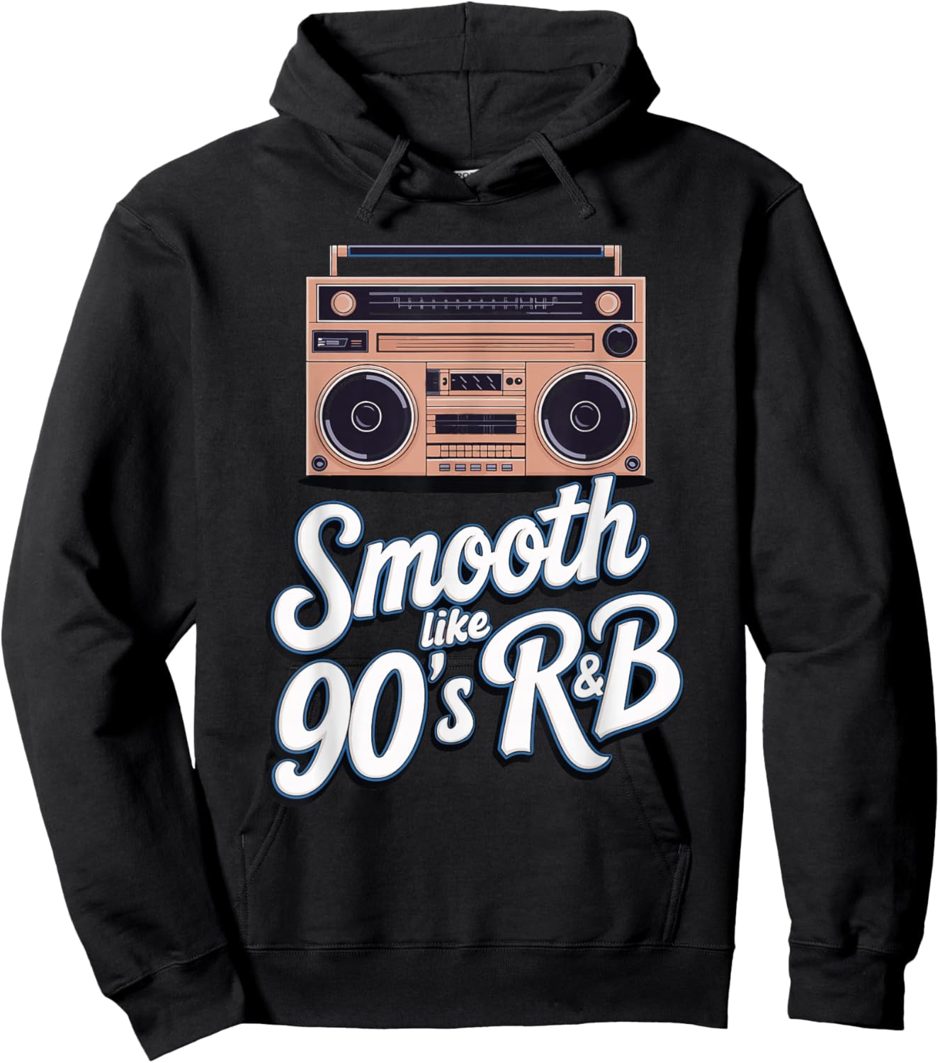 Smooth Like 90's R&B Hoodie - Hoodie | Black